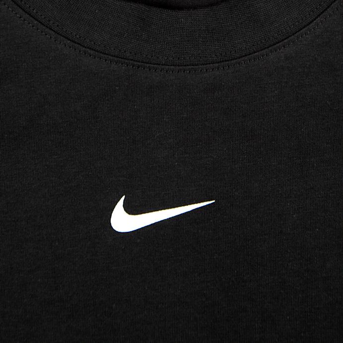 Back of a black Nike x NOCTA t-shirt with a large white "NOCTA" logo printed on it.