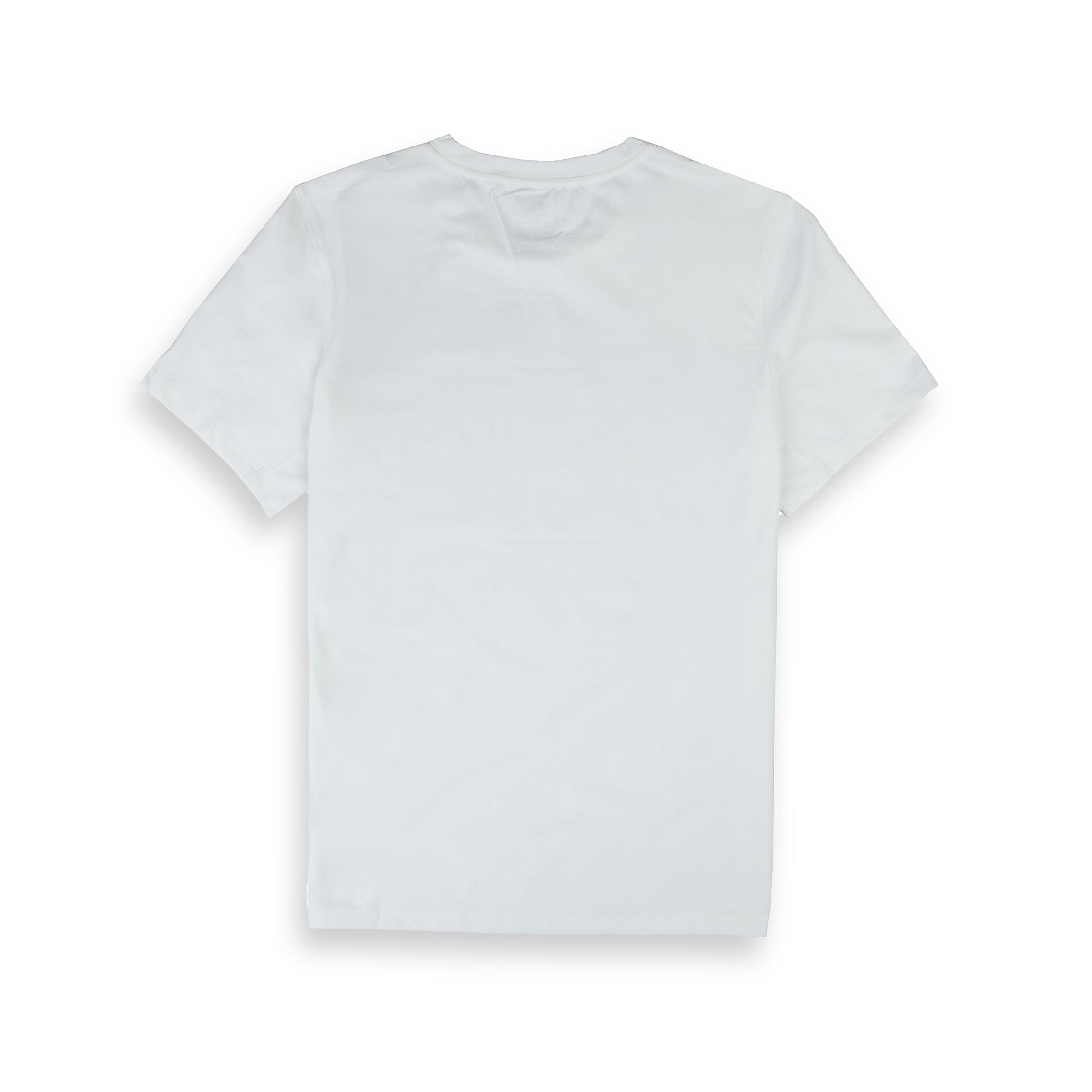 Nike Men's White Dri-FIT Legend Fitness T-Shirt with iconic Swoosh logo