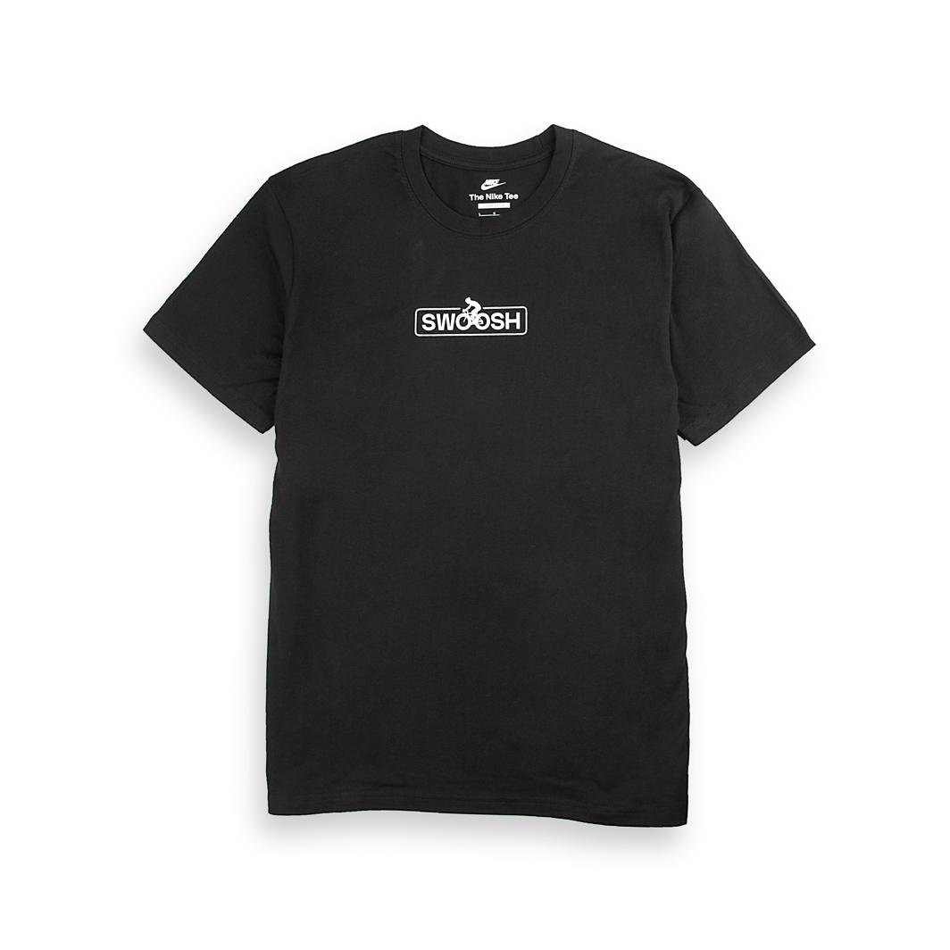 Nike Men's Black Club Swoosh Cotton T-Shirt
