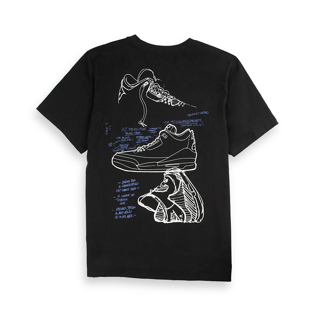 Celebrate individuality with the Air Jordan Rare Air AJ3 T-Shirt. This black, midweight cotton tee features iconic Jumpman branding, honoring the spirit of self-expression. Perfect for sneakerheads and style enthusiasts."