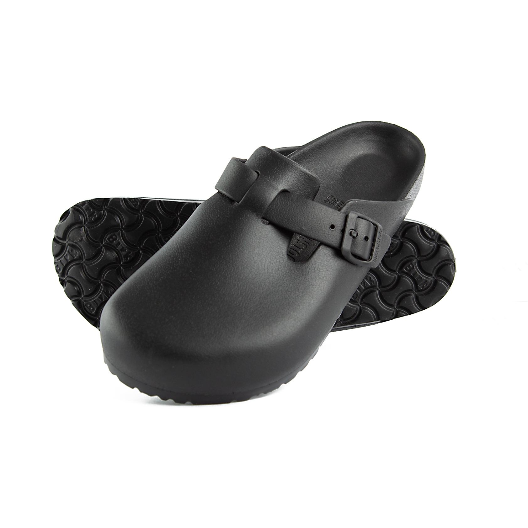 Birkenstock Boston EVA Clogs - Black Unisex Lightweight Comfort