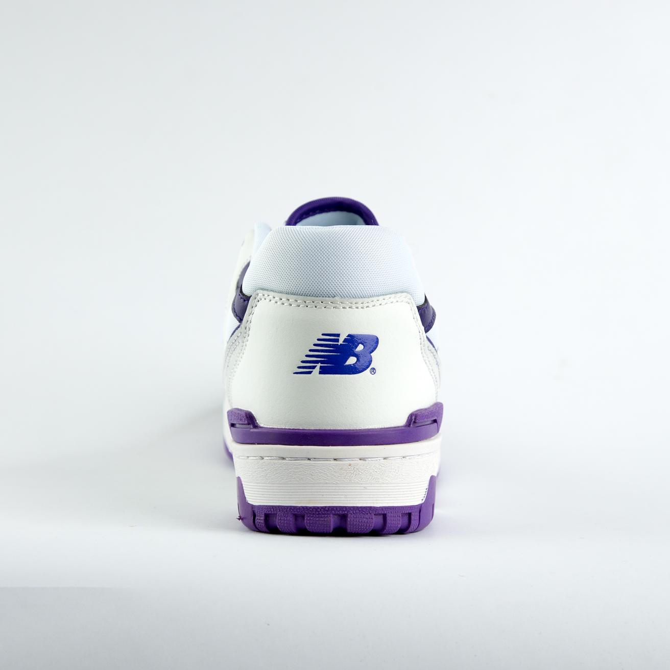 New Balance 550 White Purple Tan - Unisex Retro Sneakers