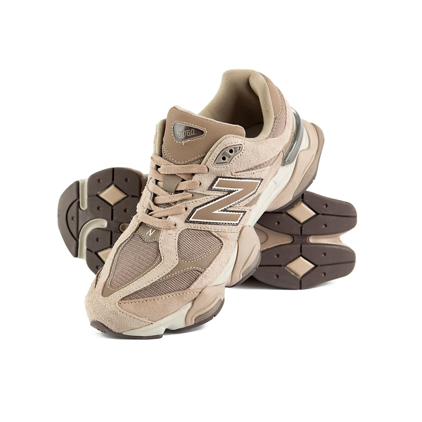 New Balance 9060 'Mushroom': Unisex Retro-Futuristic Sneakers
