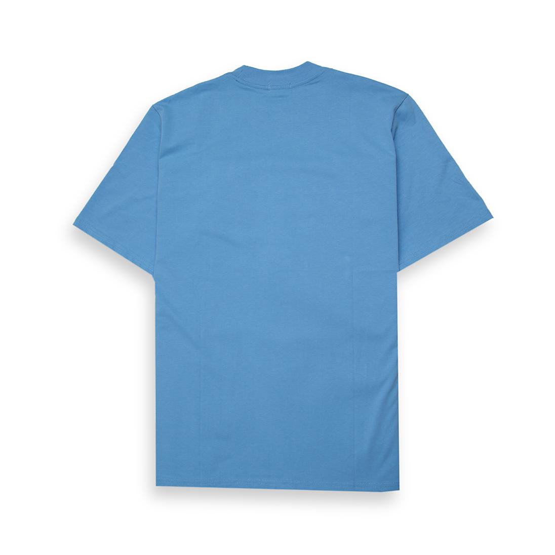 This is a short-sleeved, crew-neck t-shirt featuring a bold graphic print on the chest.