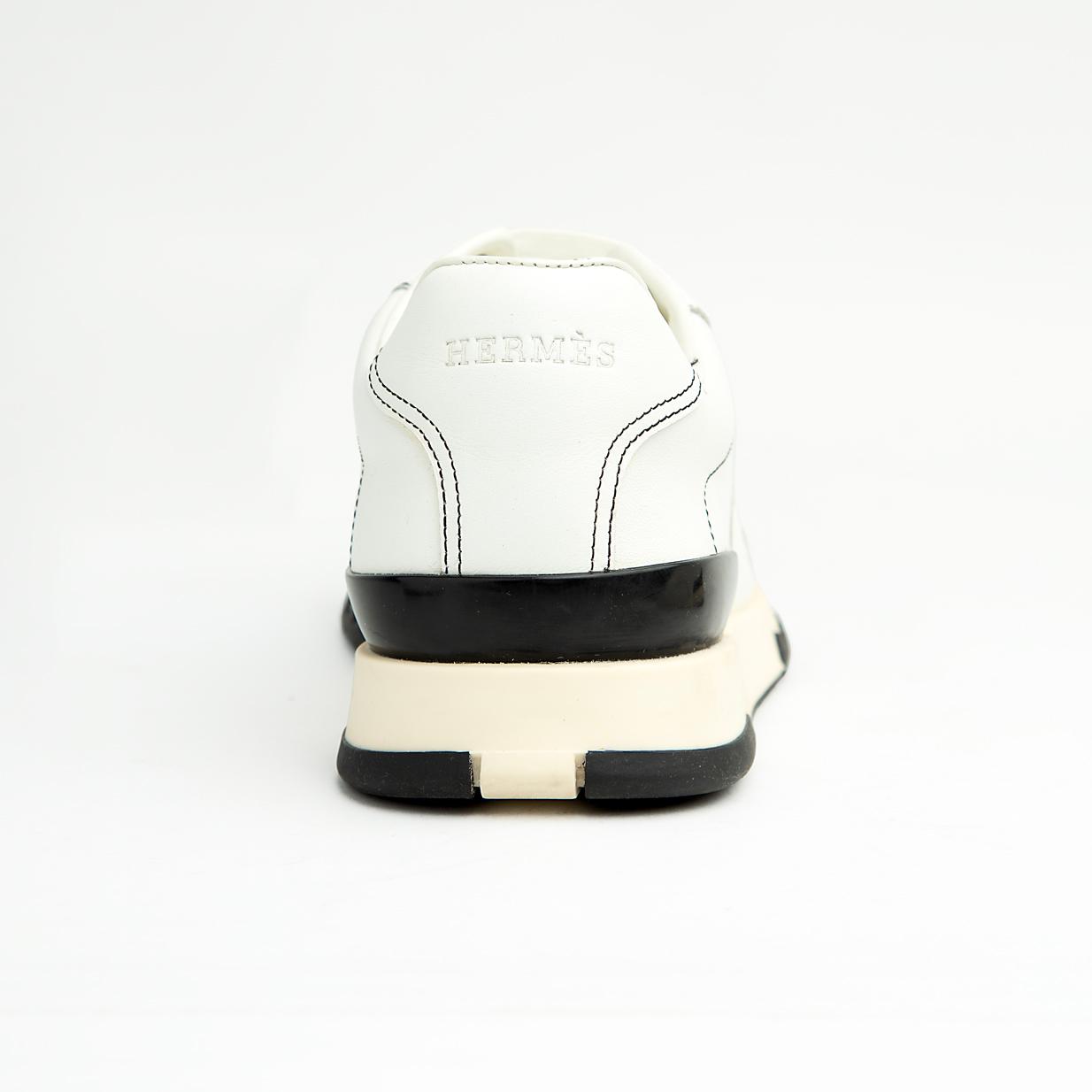 This sneaker perfectly balances classic athletic form with high-end craftsmanship.