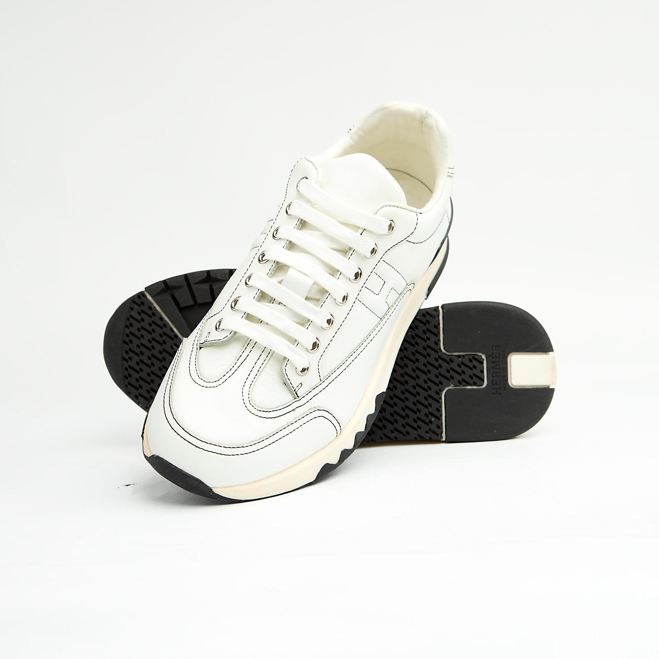 This sneaker perfectly balances classic athletic form with high-end craftsmanship.