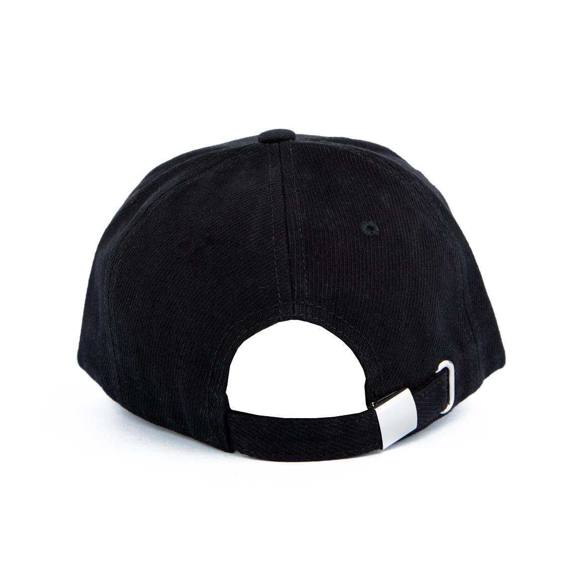 Black Baseball Face Cap,  Text Bubble, adjustable snapback, cotton cap