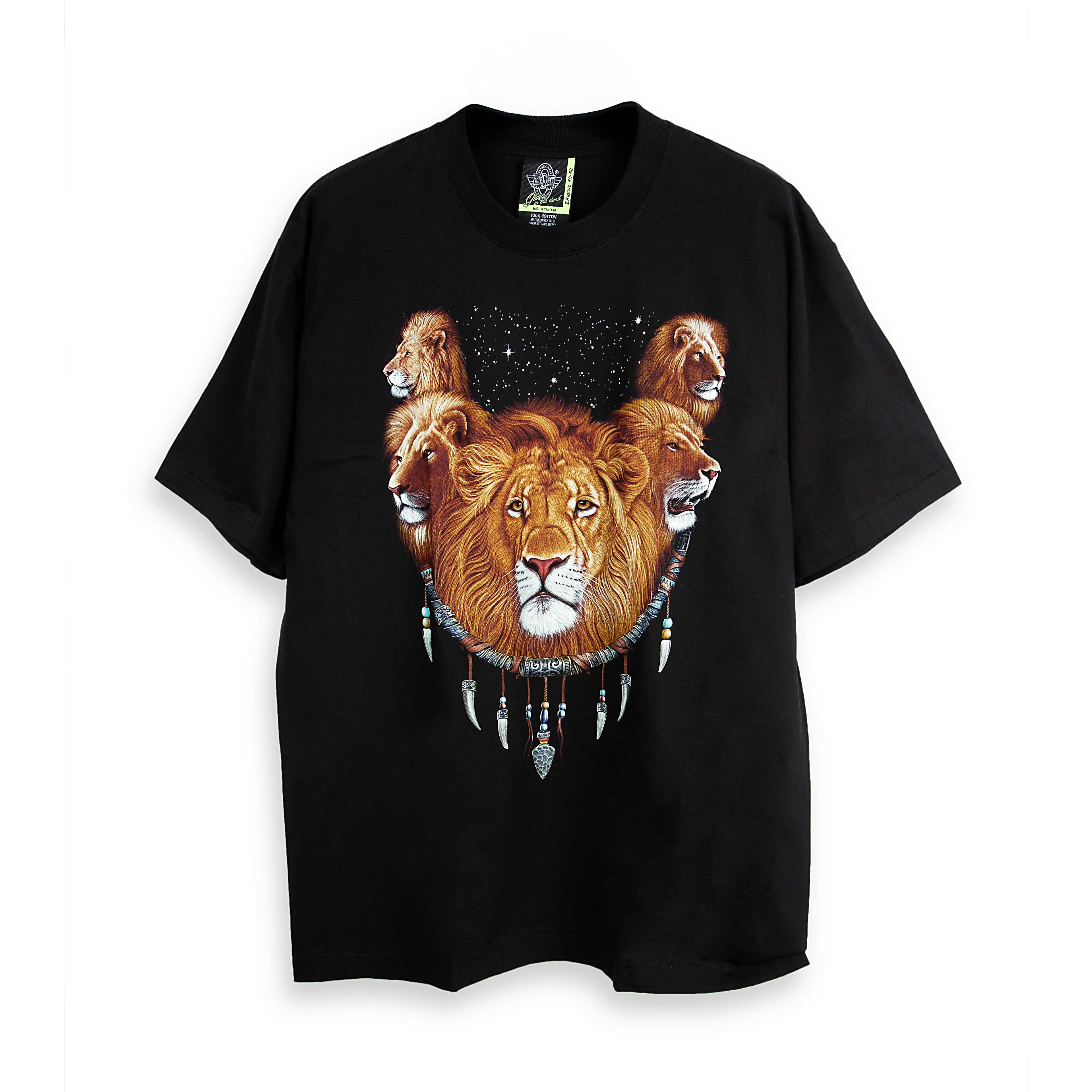 This is a bold, short-sleeved t-shirt from the distinctive Rock Eagle brand, known for its high-impact animal and fantasy graphics.