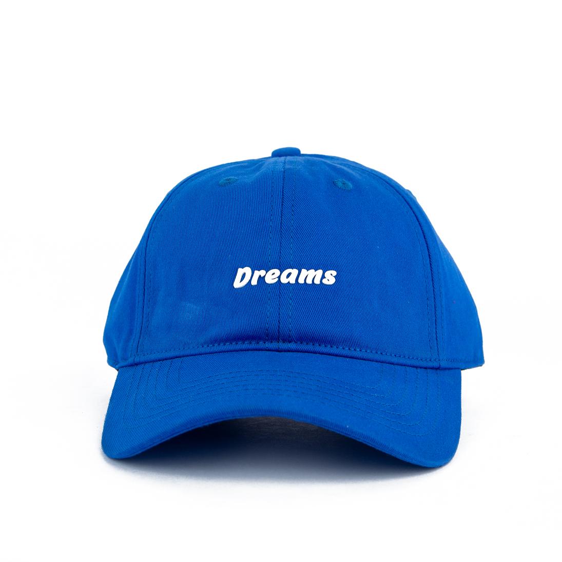 Dreamer Face Cap, Unisex, Inspirational Style, 11499- Royal Blue