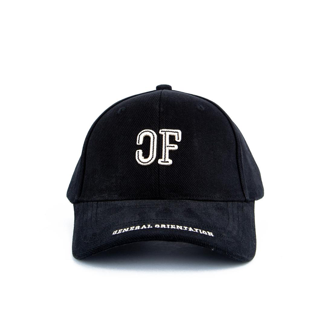 General Orientation "JF" Face Cap | Black | Stylish & Comfortable