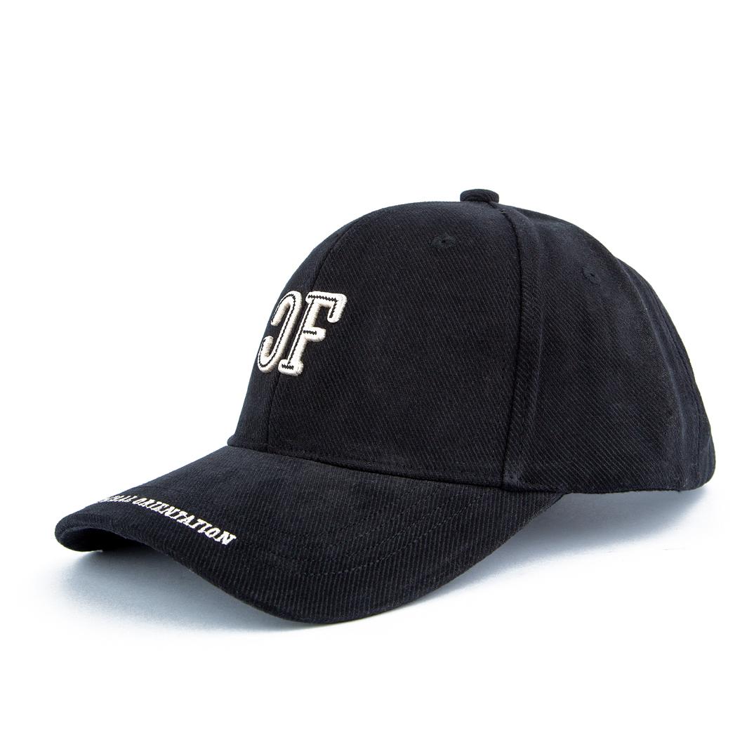 General Orientation "JF" Face Cap | Black | Stylish & Comfortable