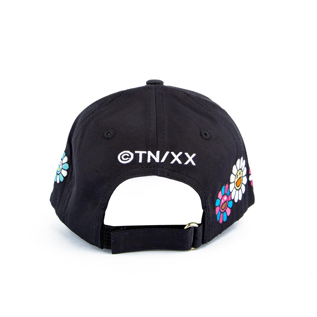 Murakami Flower Baseball Cap | Black | Trendy & Playful