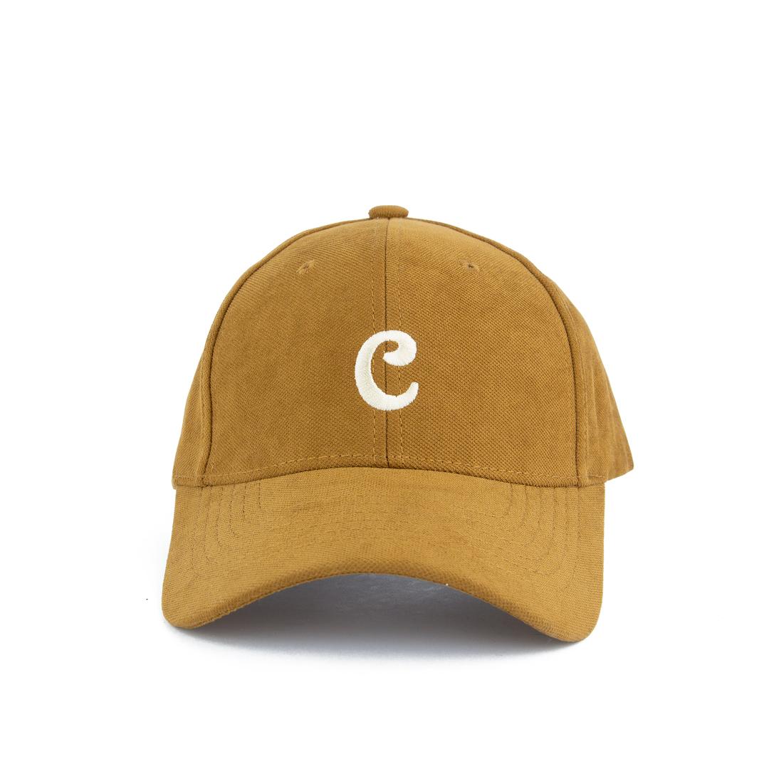Classic "C" Embroidered Face Cap,11499 - Mustard Brown