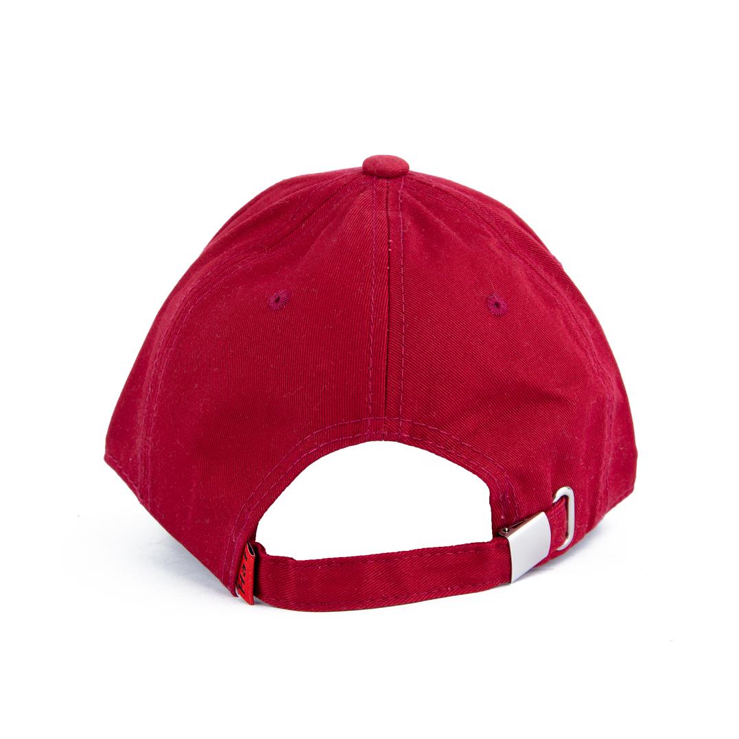 Distressed "Black" Logo Face Cap | Edgy & Street Style