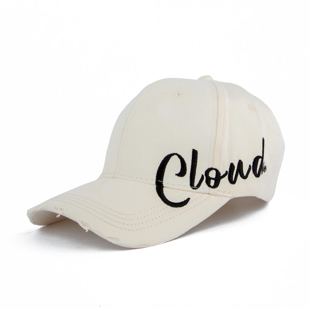 Distressed "Clown" Logo Face Cap | Edgy & Street Style