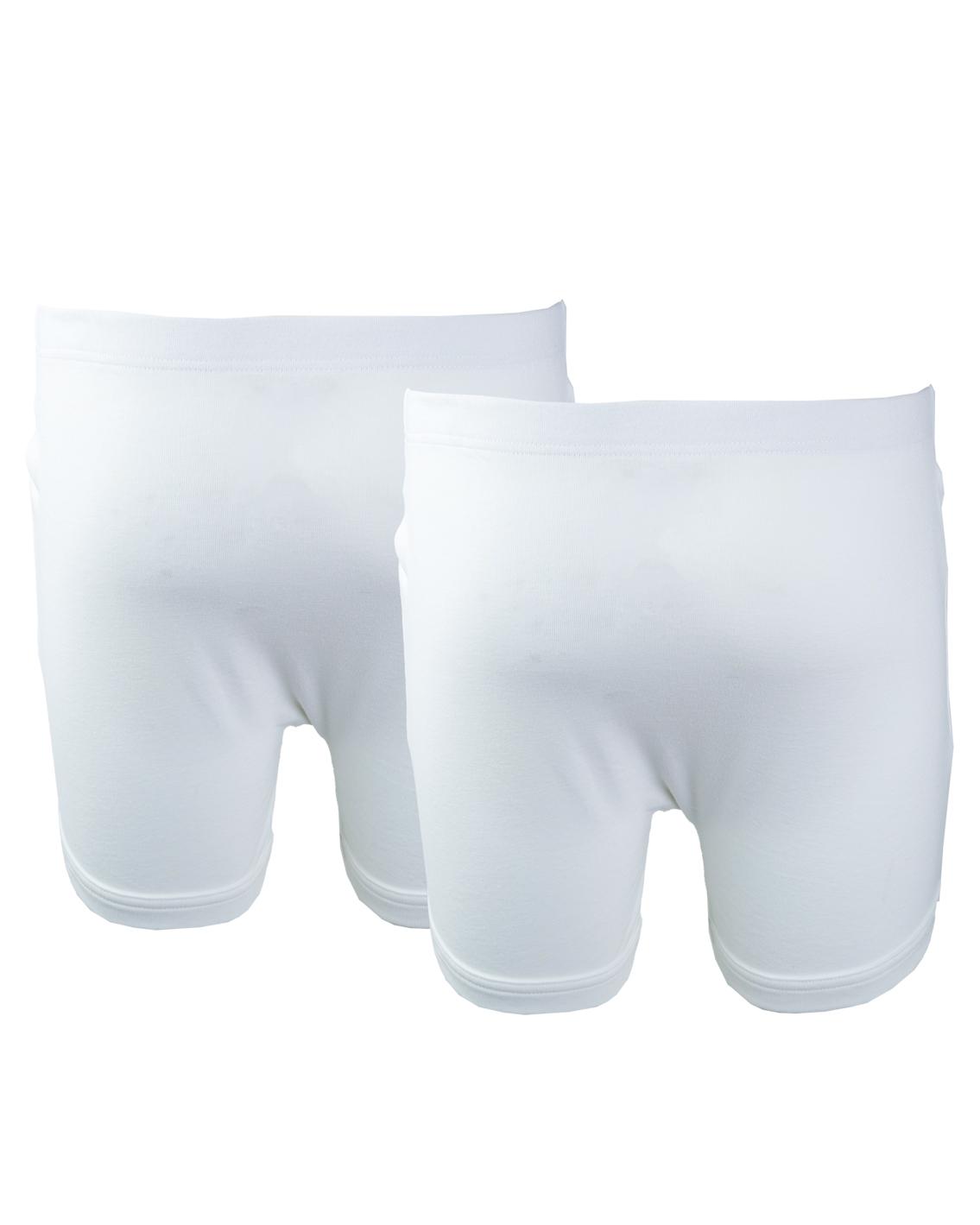 Jockey Men's Classic White Cotton Boxer Briefs – 2-Pack, Soft Cotton, Breathable, Comfortable Fit.