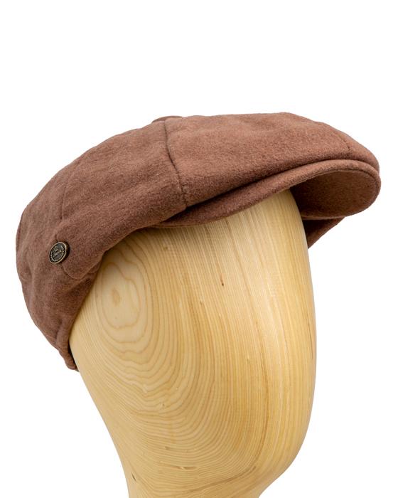 Brown men's flat  Cap, Classic Hat, Unisex Wool Blend Cabbie Hat