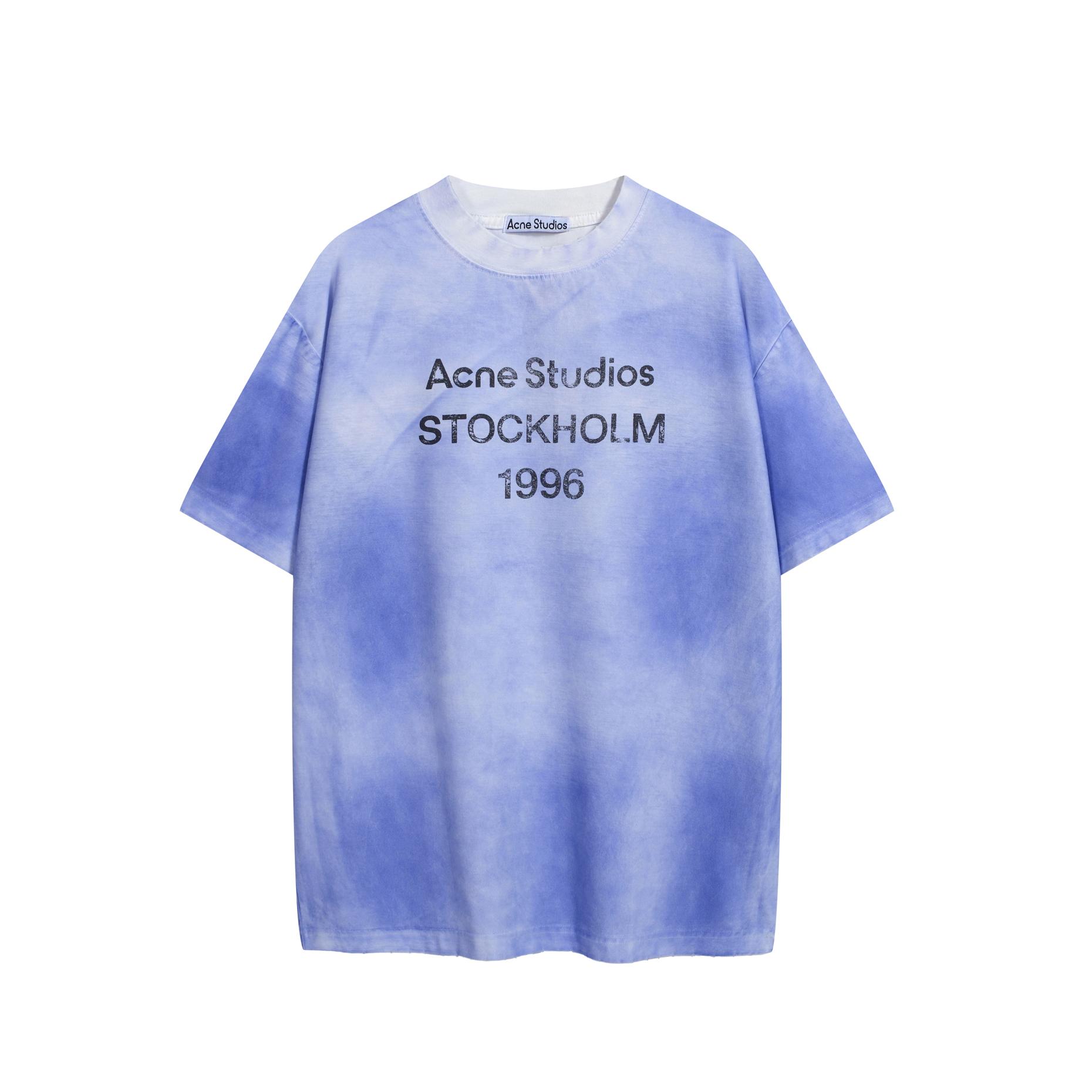 Acne Studios Light Taupe Logo T-Shirt - Unisex Relaxed Fit