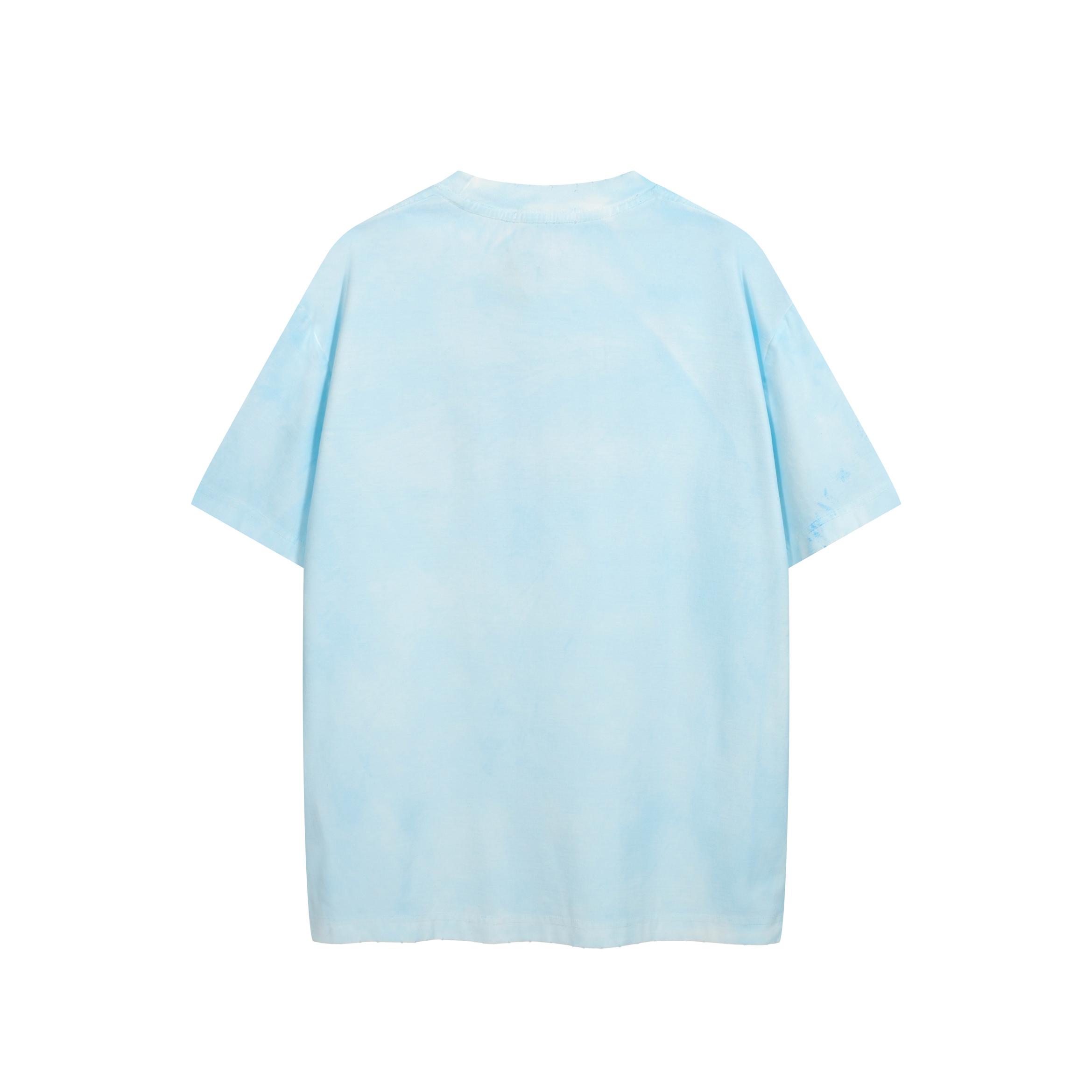 Acne Studios Washed Blue 1996 Logo T-Shirt - Unisex Fit