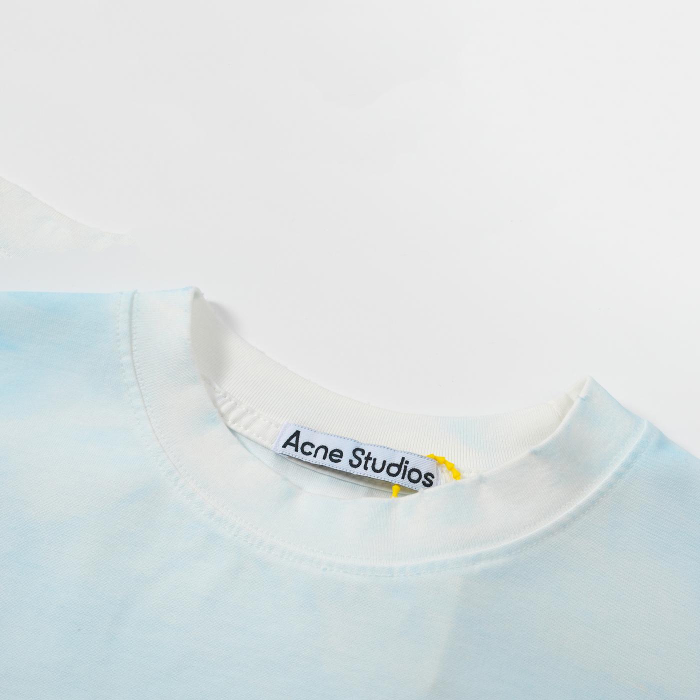 Acne Studios Washed Blue 1996 Logo T-Shirt - Unisex Fit