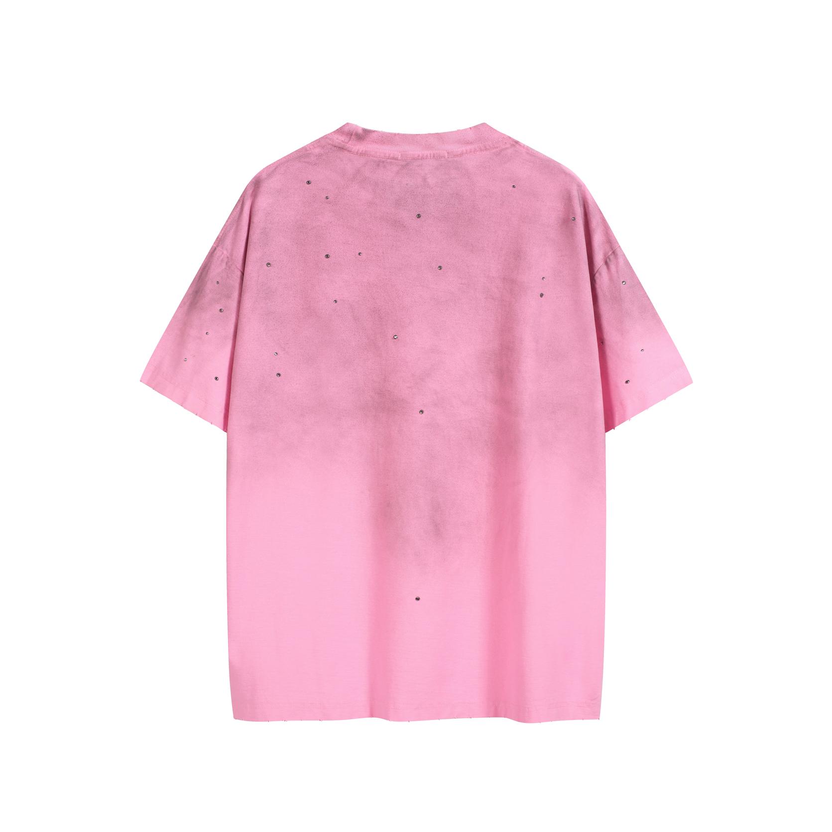 Acne Studios Rhinestone 1996 T-Shirt - Grey Melange, Unisex