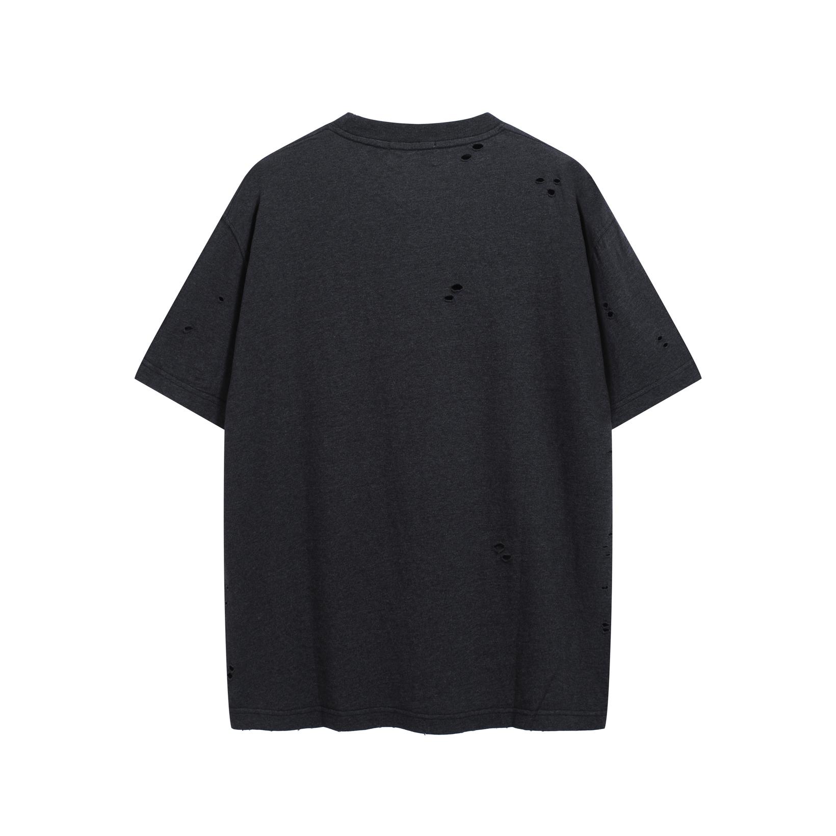 Acne Studios Distressed 1996 Stamp Logo T-Shirt - Unisex