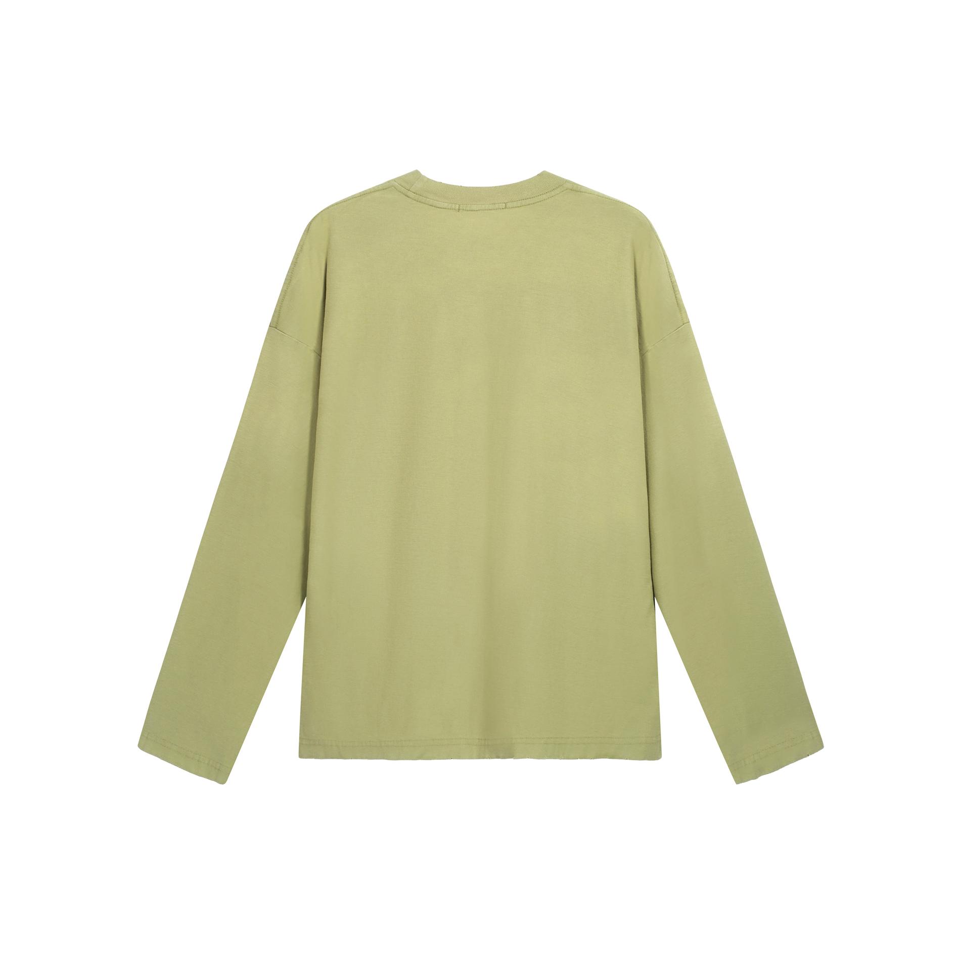 Acne Studios Unisex Faded Black '1996' Logo Long-Sleeve Tee