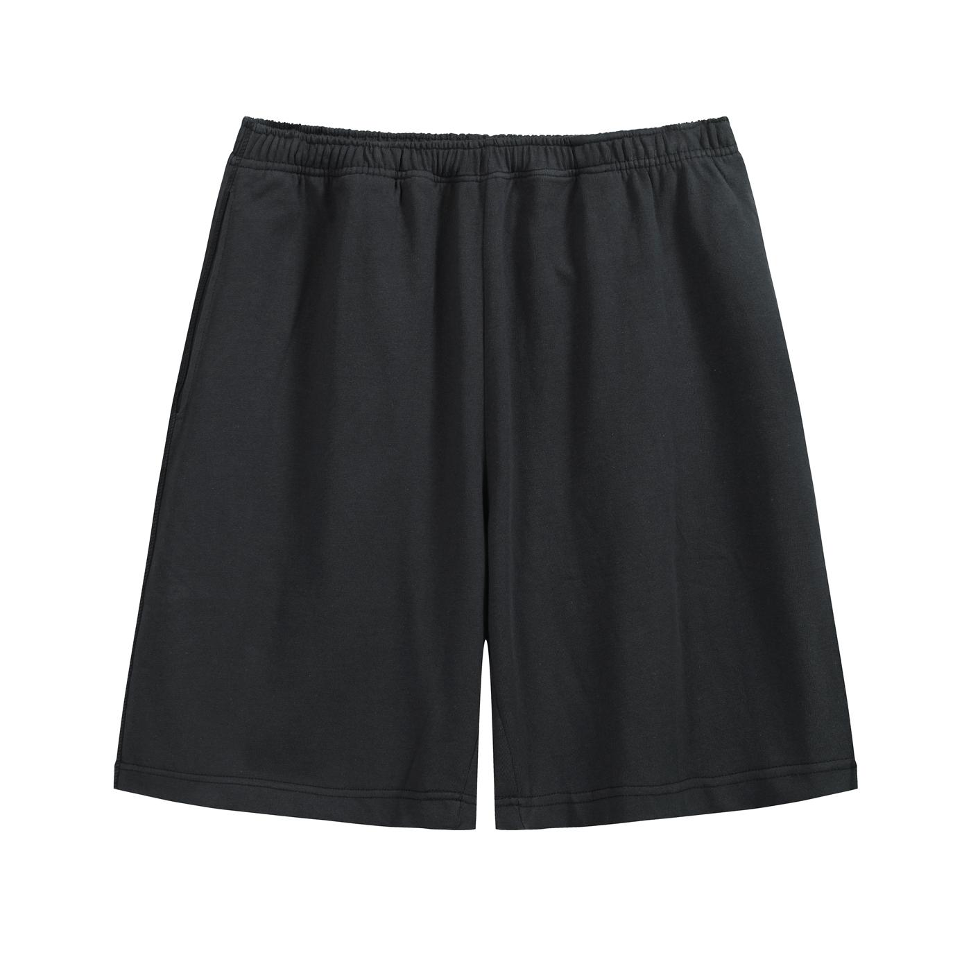 Acne Studios Black Relaxed-Fit Fleece/Jersey Drawstring Shorts