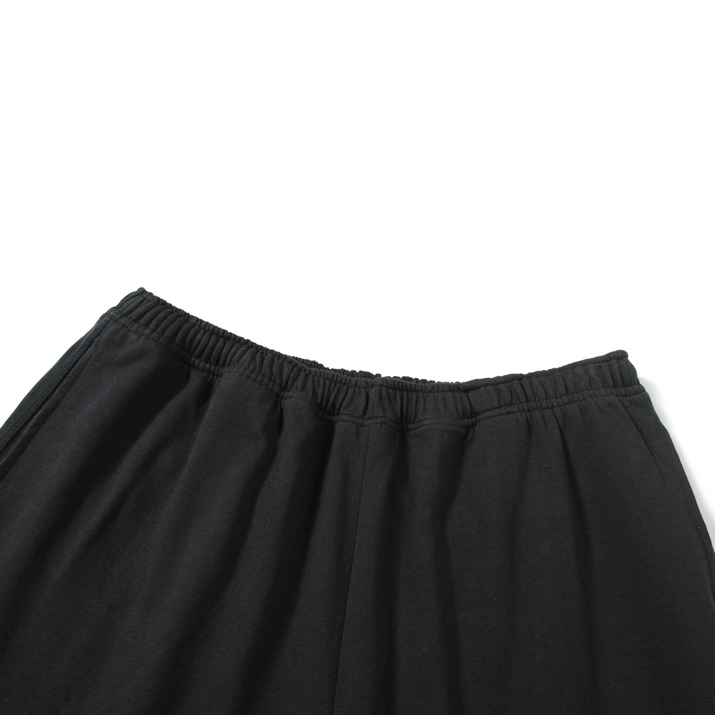 Acne Studios Black Relaxed-Fit Fleece/Jersey Drawstring Shorts