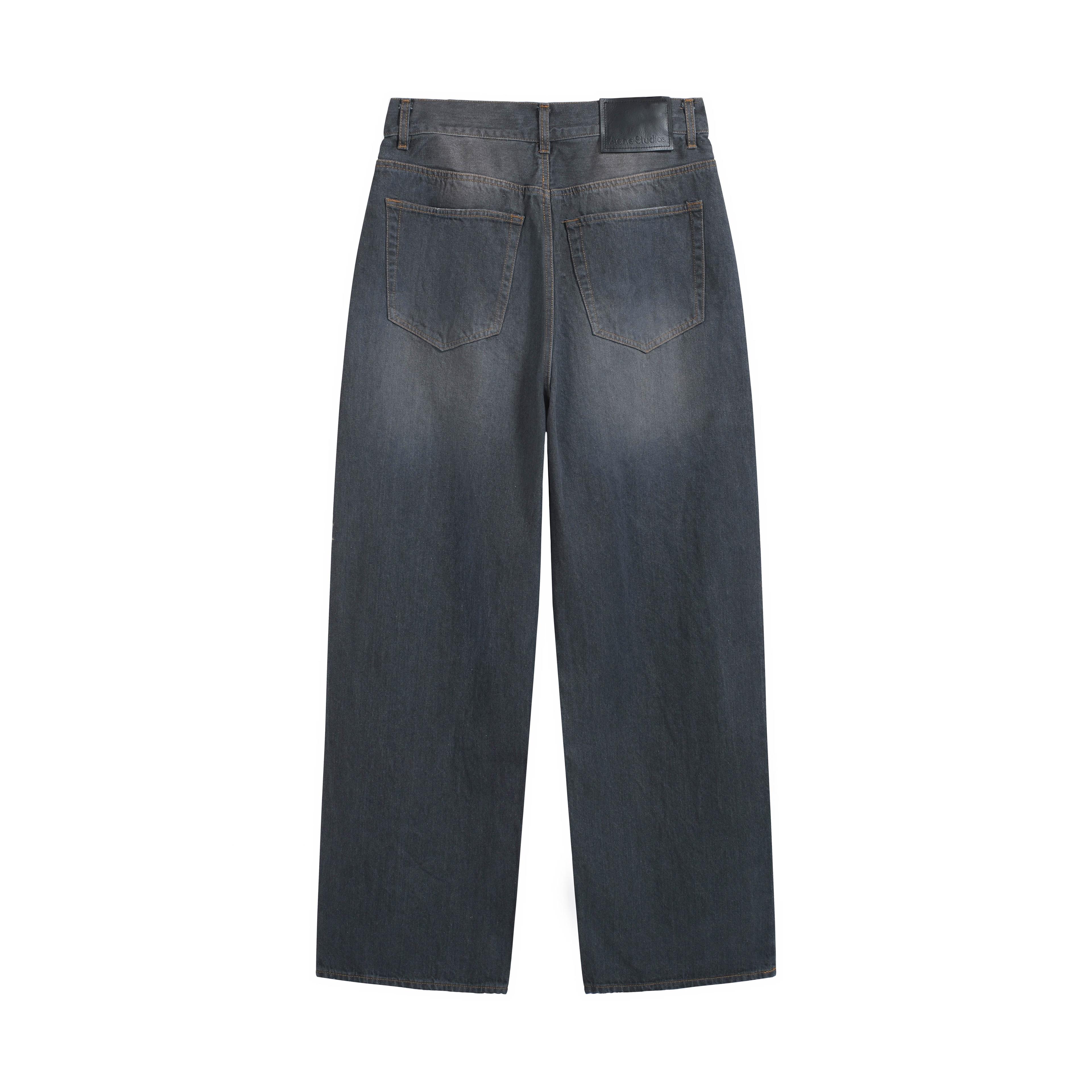 Acne Studios Vintage Wash Black Loose Fit Denim Jeans