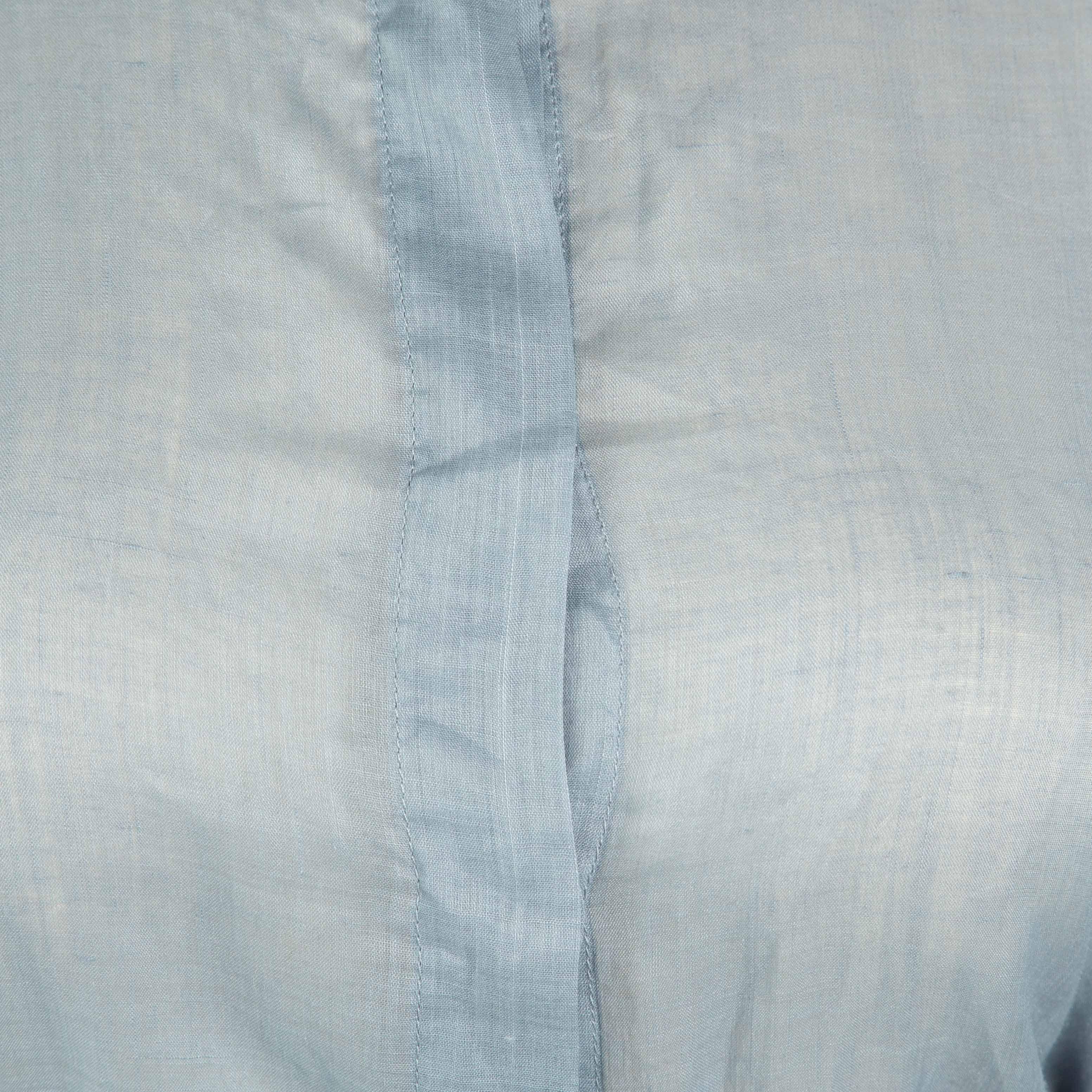 Azure Blue Linen Blouse & Maxi Skirt Set | Agu & Sons Ltd