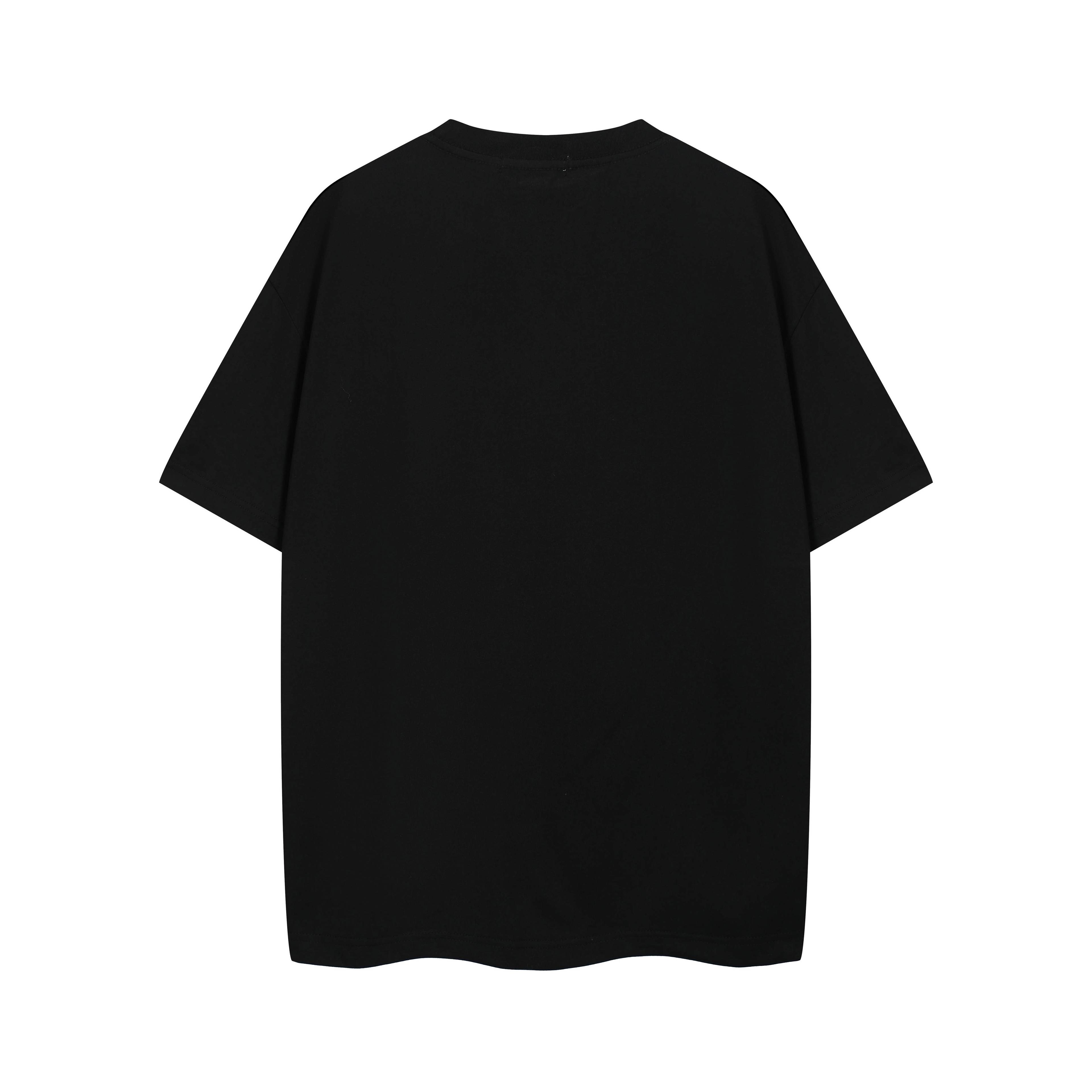 ALO Yoga Metallic Logo Black Tee - Relaxed Fit Studio to Street