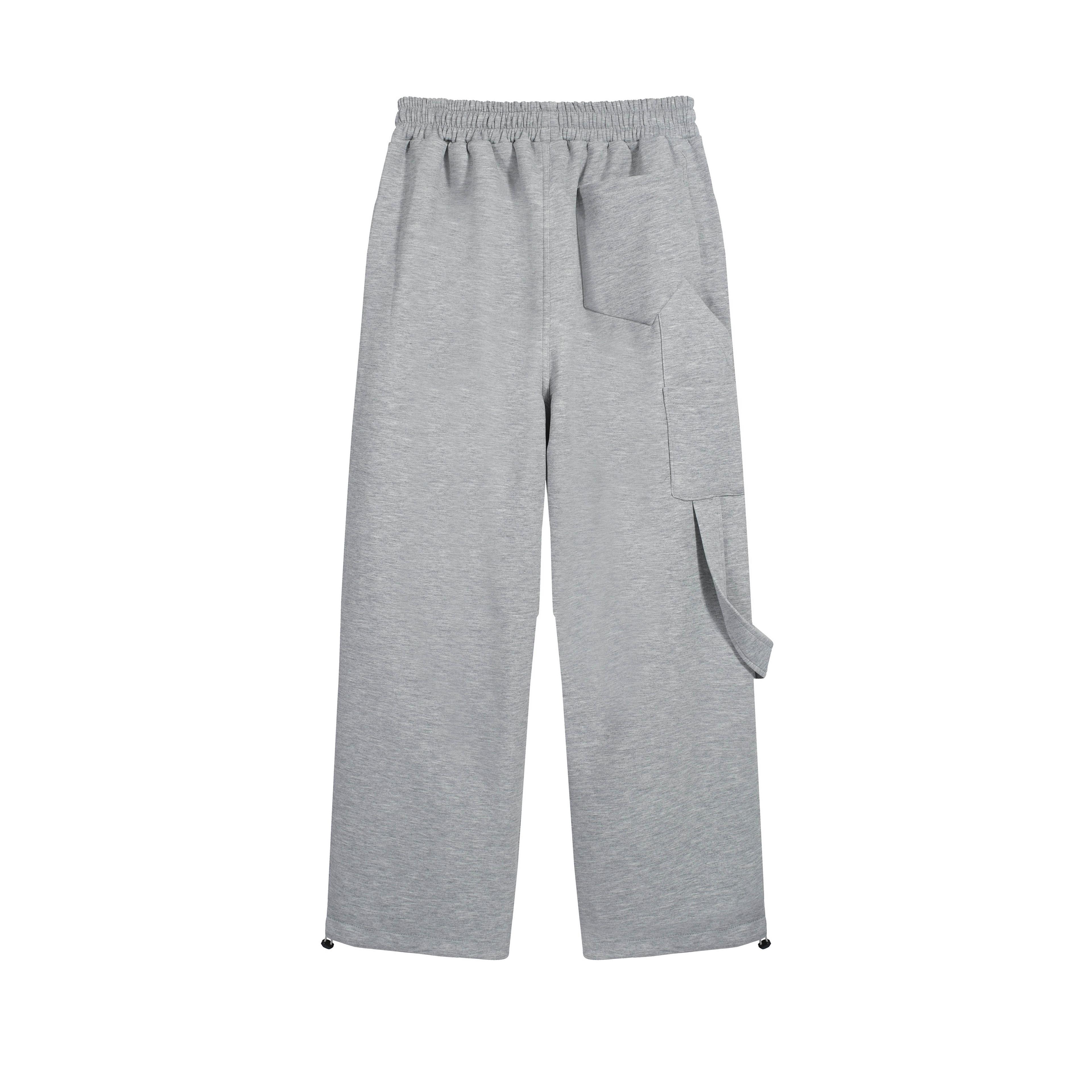 Baggy Grey Sweatpants - Ultra Relaxed Fit Multi-Seam Detail