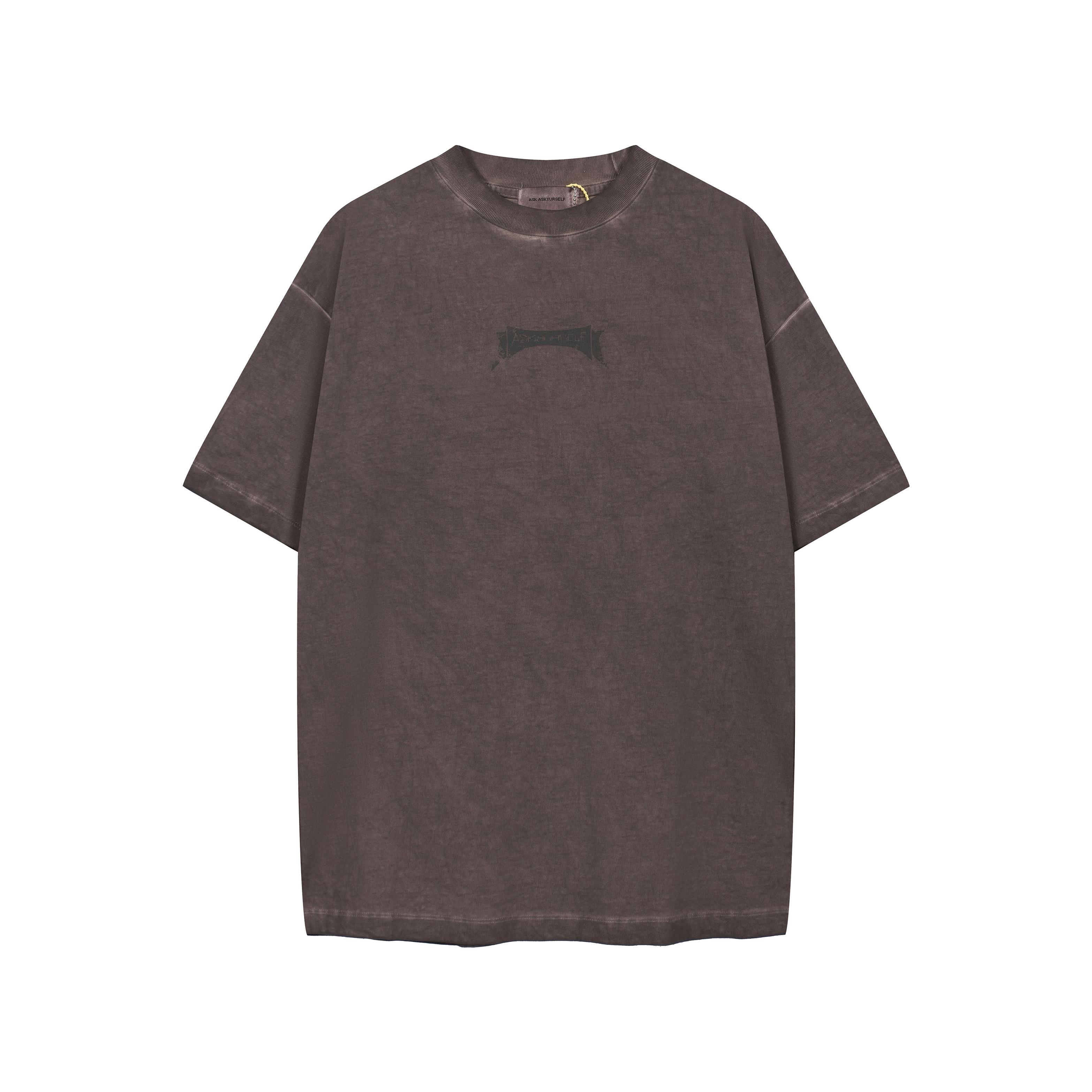 Unisex Vintage Washed Oversized T-Shirt - Faded Brown