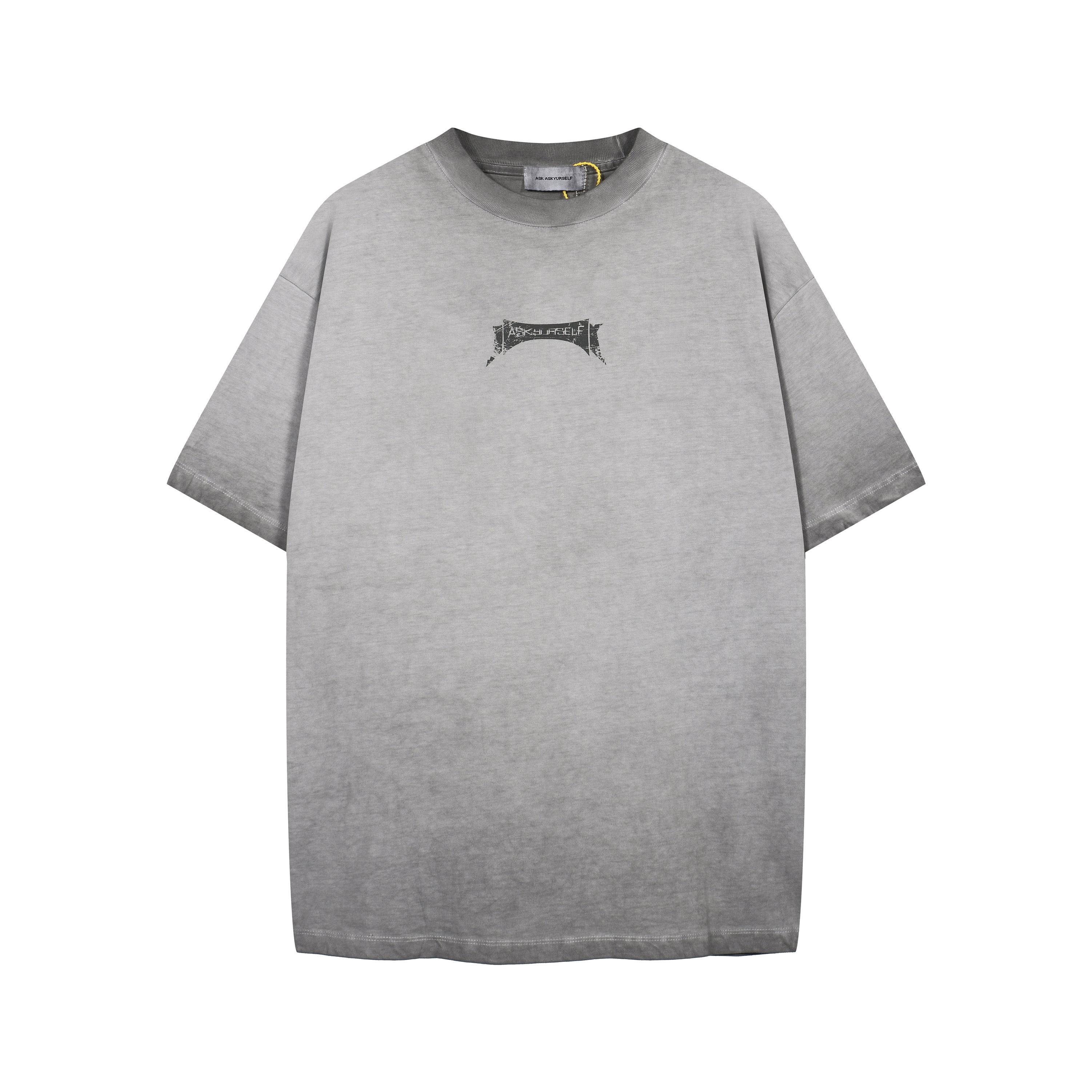 Unisex Vintage Washed Oversized T-Shirt - Faded Grey