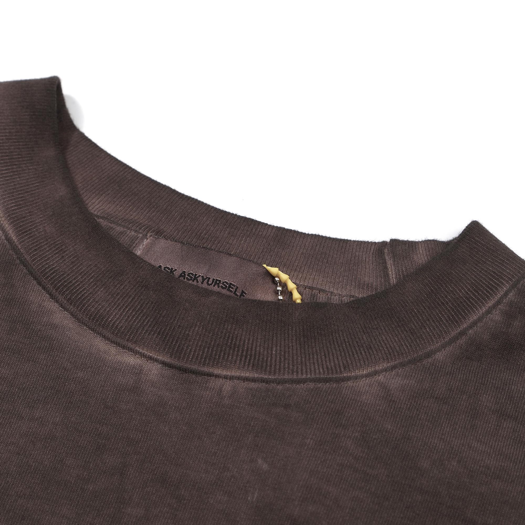 Unisex Vintage Washed Oversized T-Shirt - Faded Brown