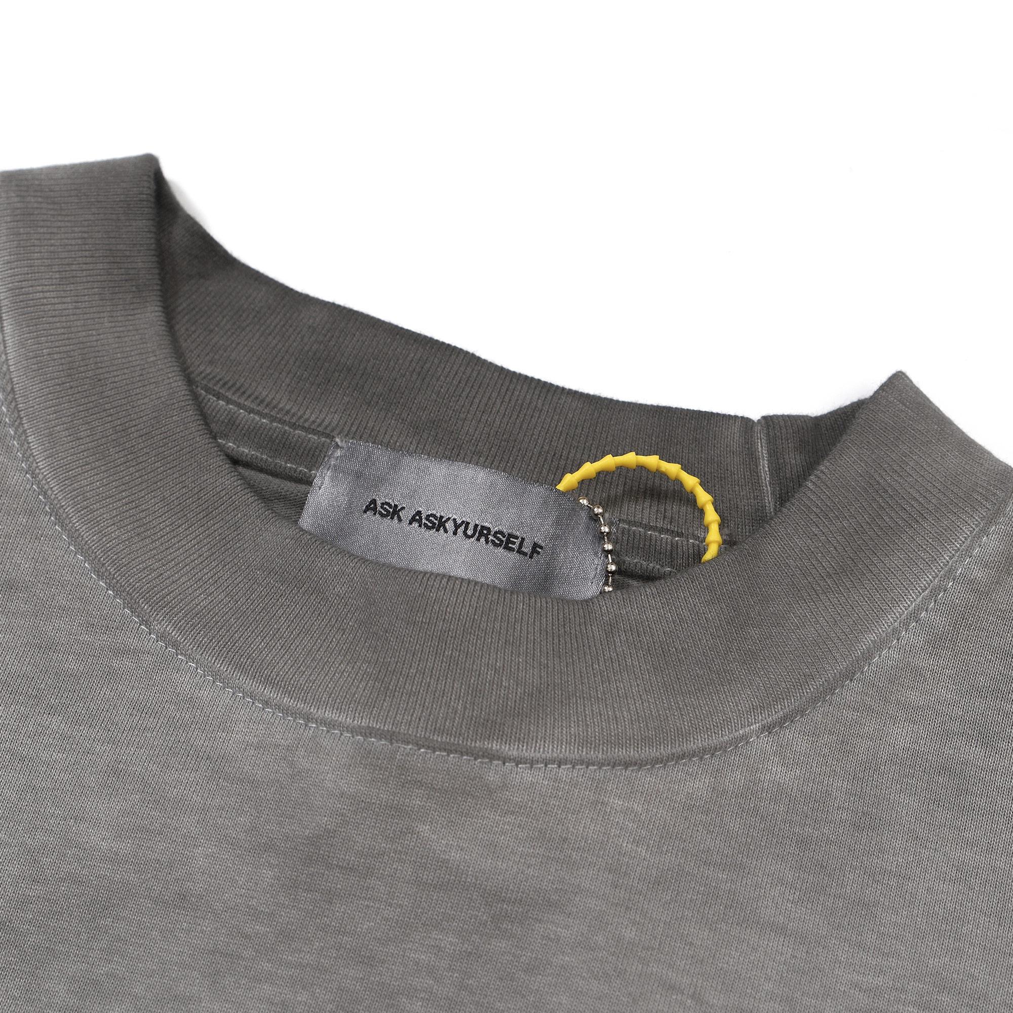 Unisex Vintage Washed Oversized T-Shirt - Faded Grey