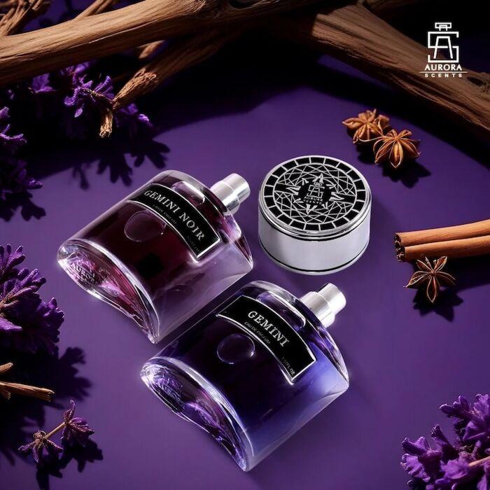 Aurora Gemini Noir EDP 50ml and Gemini EDP 50ml 2 in One For Men