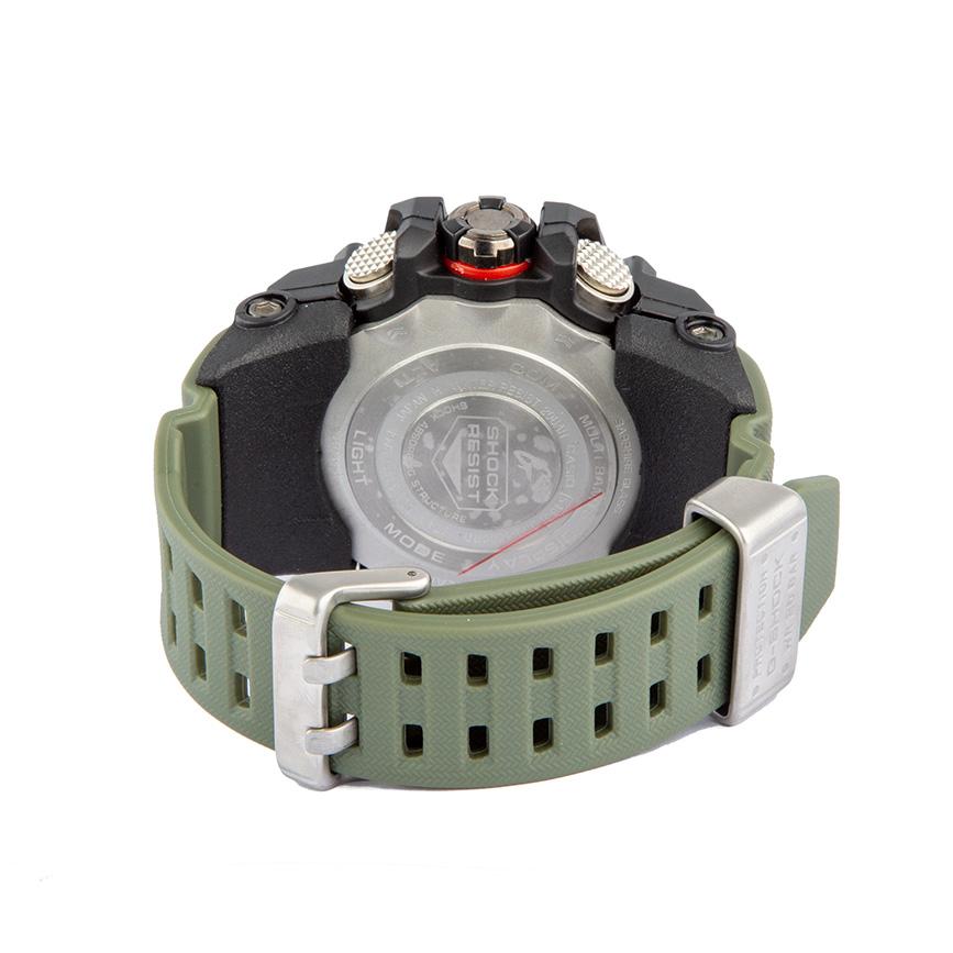 Casio G-Shock Mudmaster GG-B100-1A3DR Watch. Black & green, Triple Sensor, Bluetooth. Rugged outdoor watch