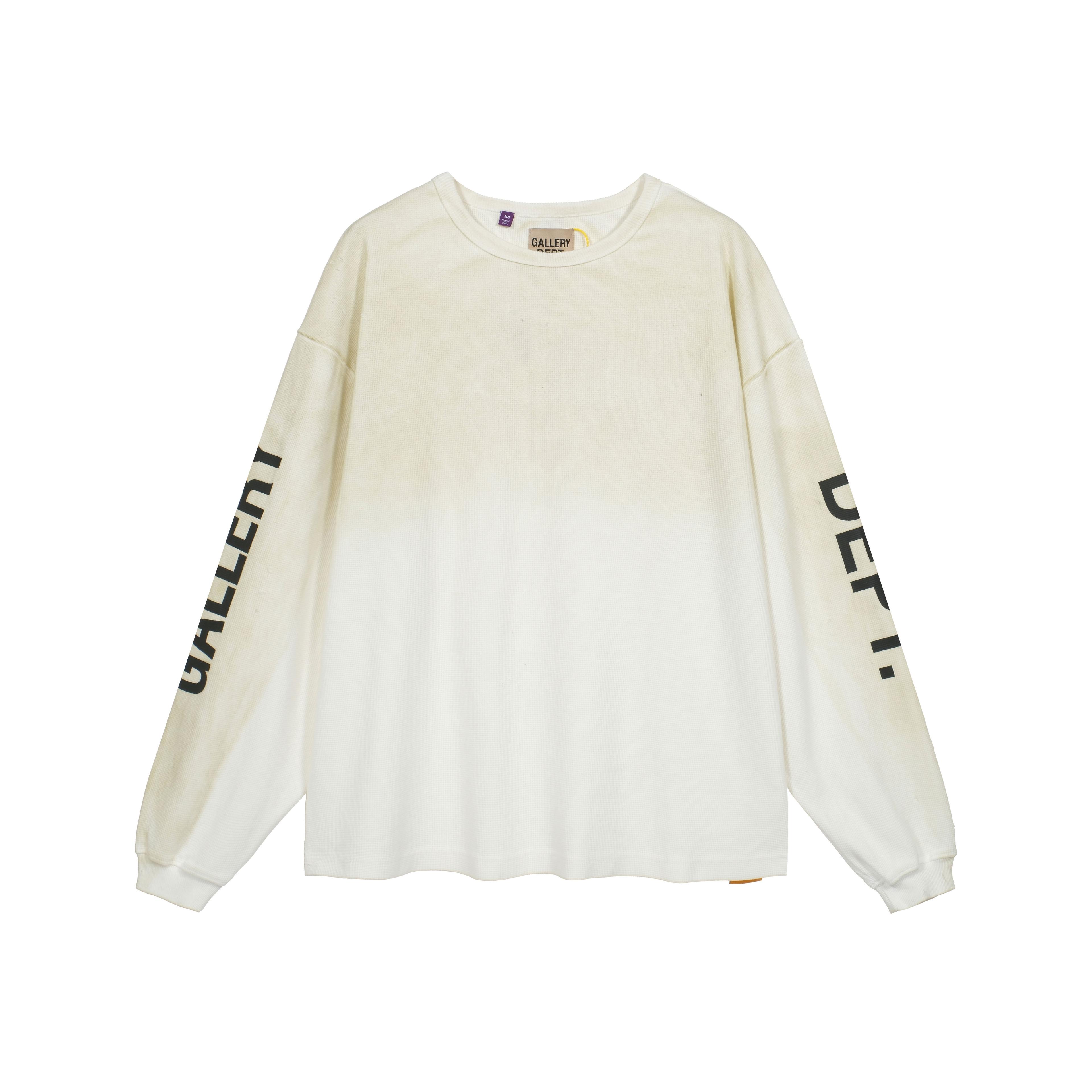 Gallery Dept. Dip-Dye Oversized Graphic Long Sleeve Tee