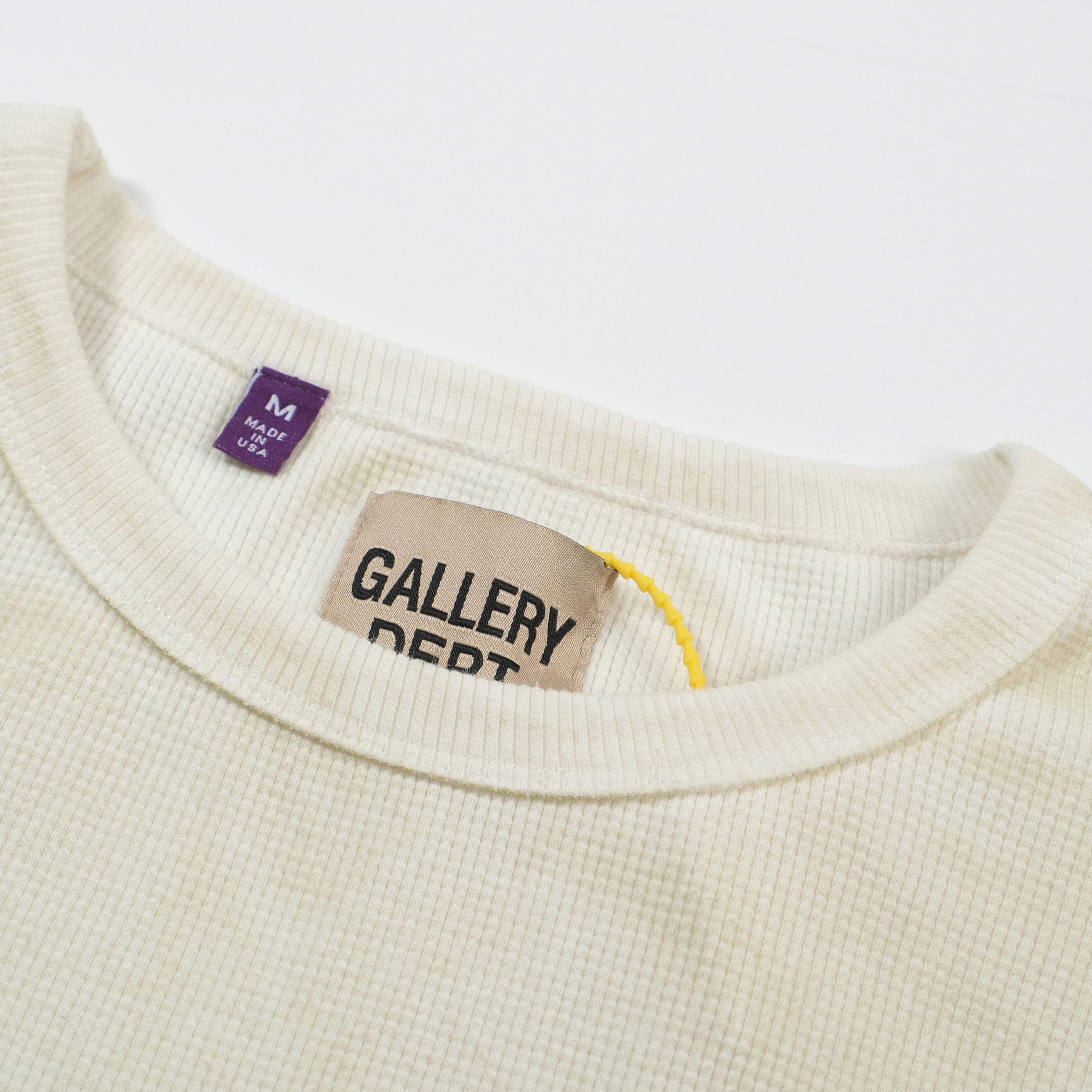 Gallery Dept. Dip-Dye Oversized Graphic Long Sleeve Tee