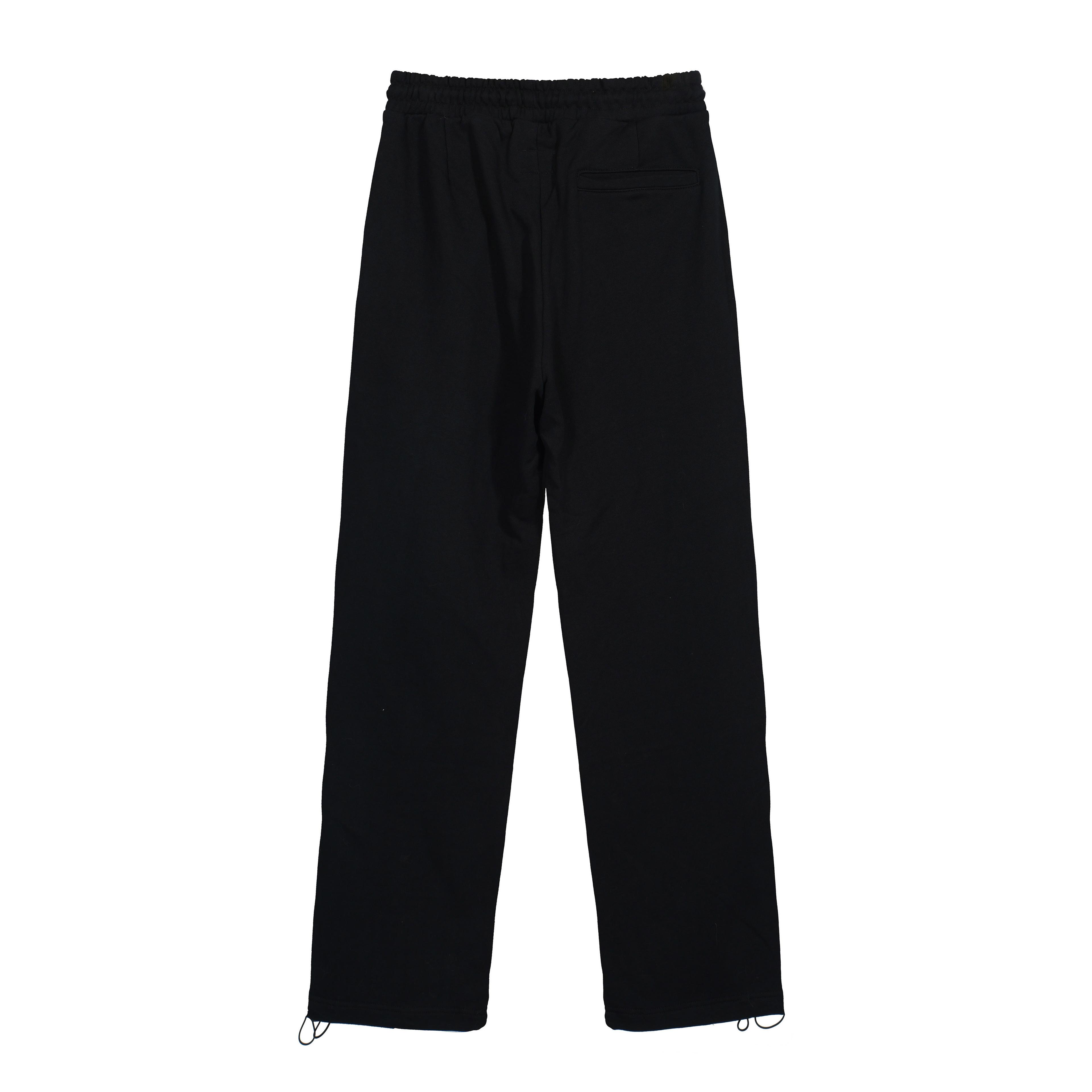 GRAILZ Baggy Black Track Pants | Unisex Streetwear Trousers