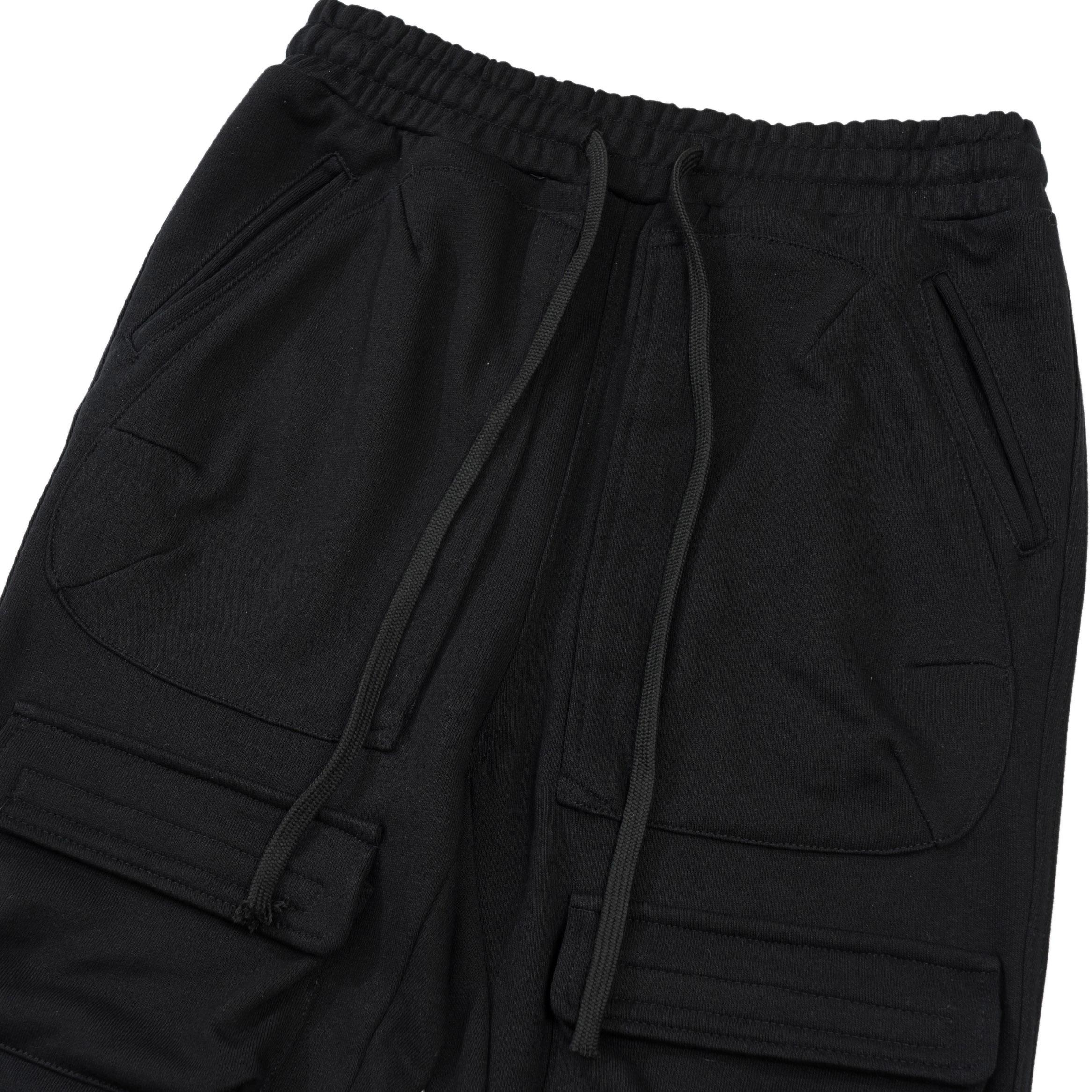 Unisex Black Techwear Cargo Joggers - Grailz Street Style