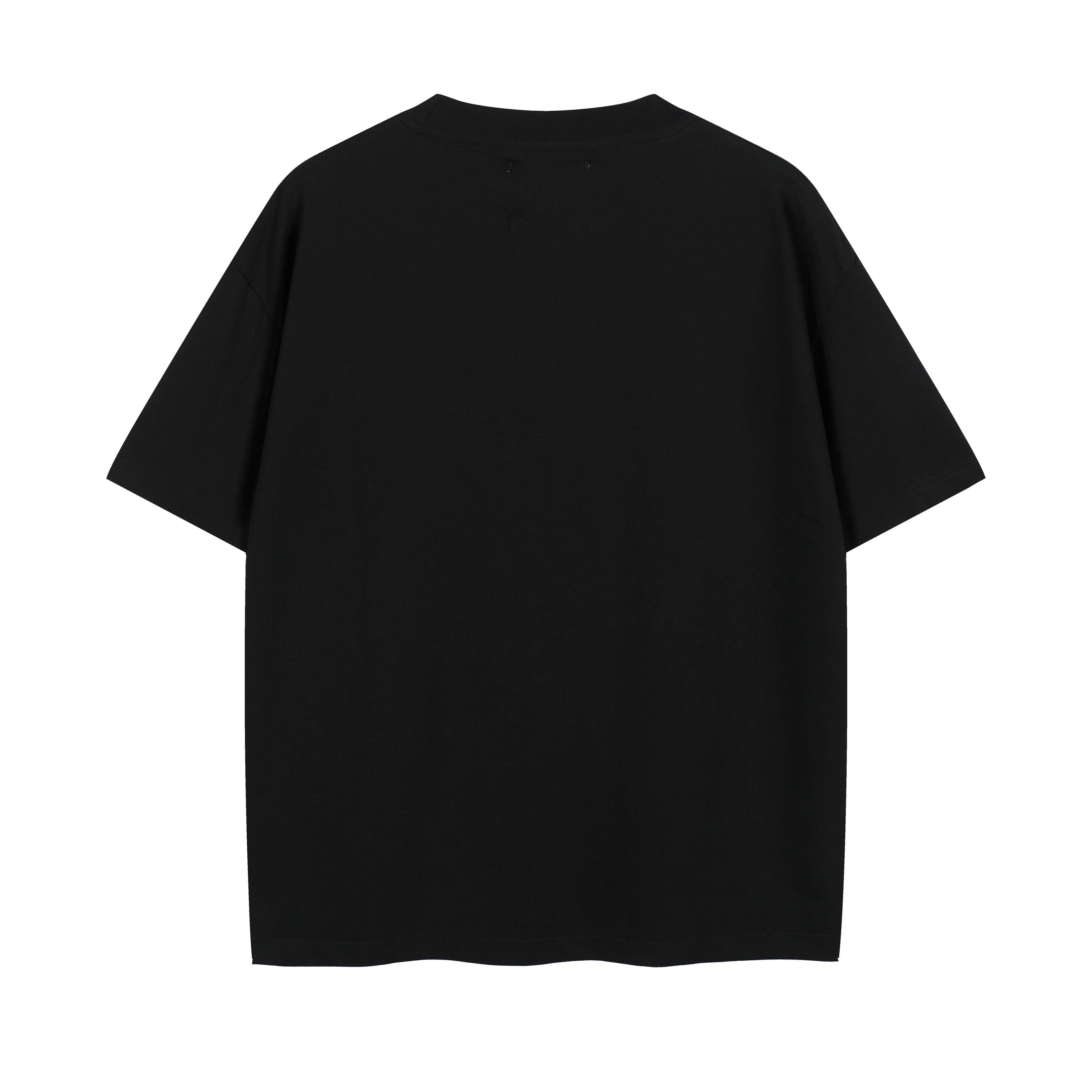 Jil Sander Black Oversized Tonal Logo Cotton T-Shirt