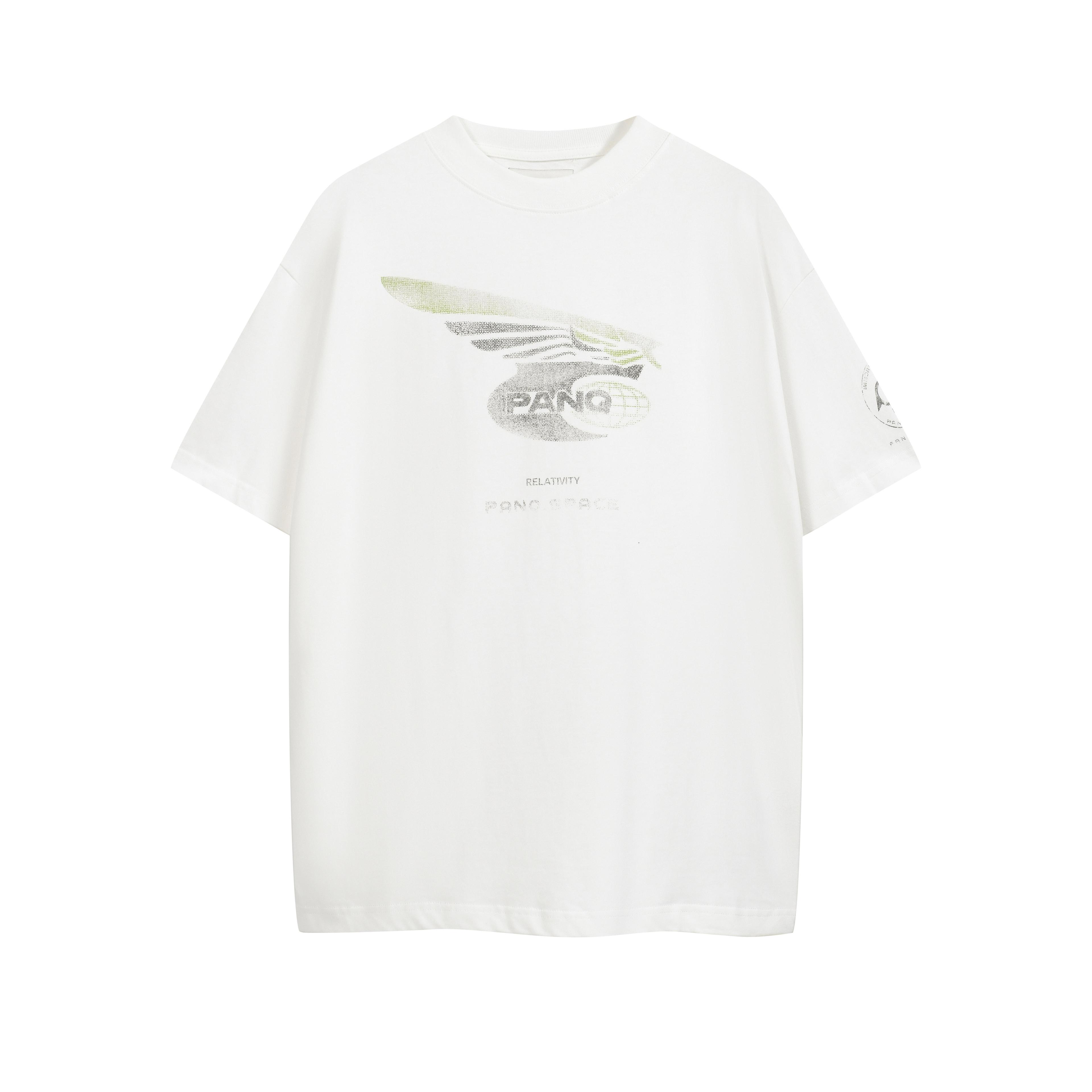 PanQ Oversized 'Relativity' Distressed Graphic T-Shirt