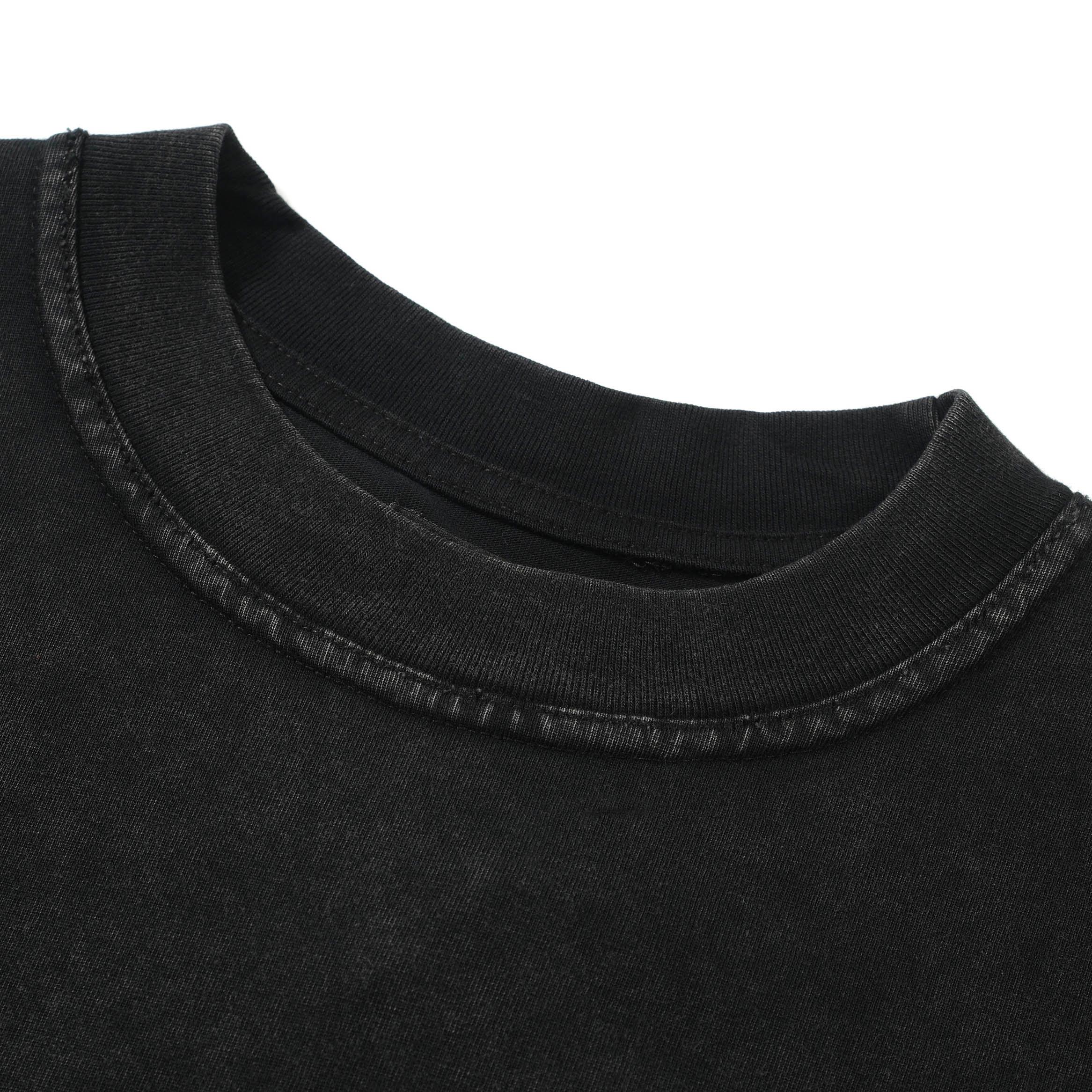 Washed Black Archangel Graphic T-Shirt - Unisex Streetwear