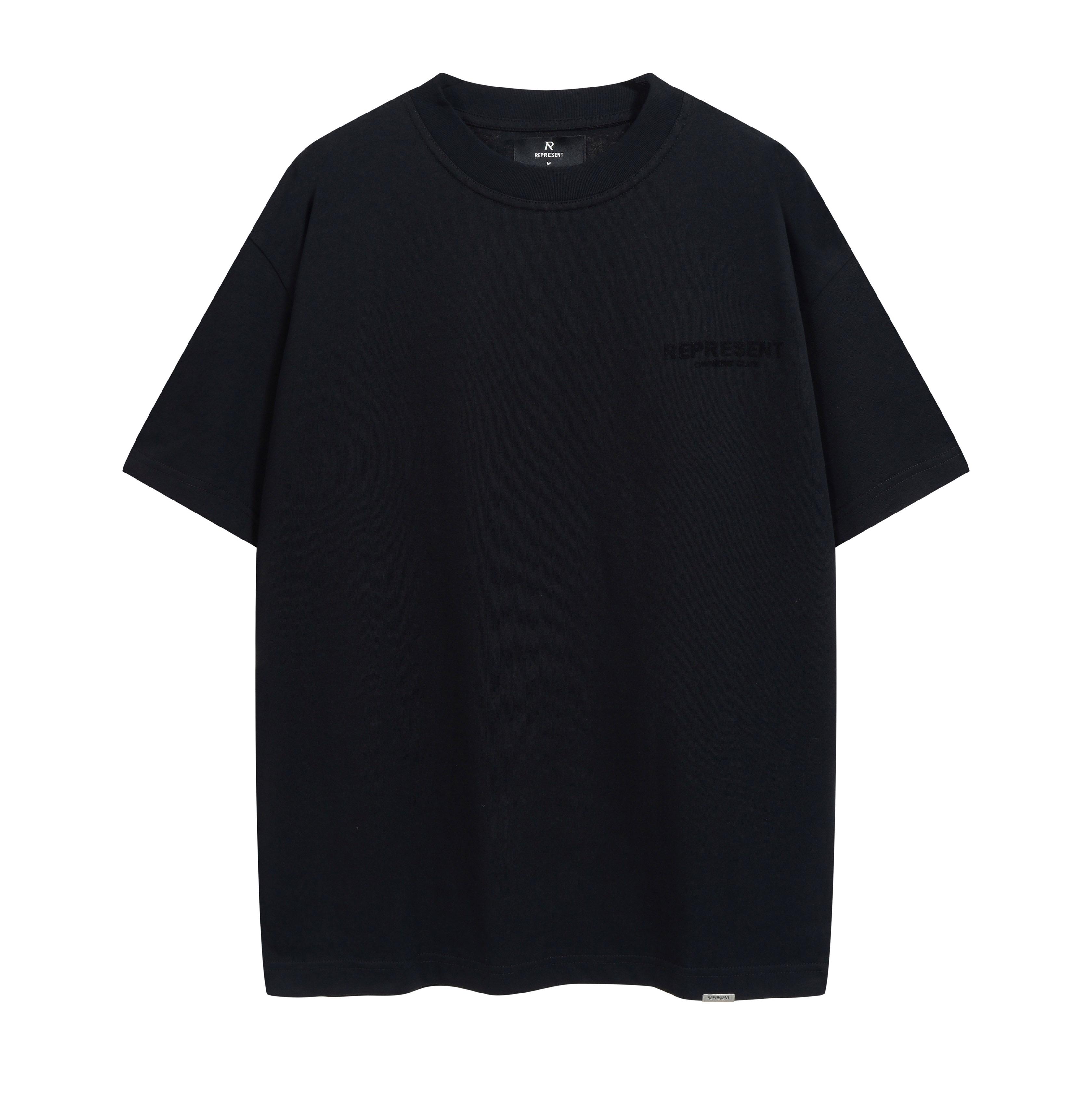 Represent Owners' Club Tonal T-Shirt - Jet Black | Premium Fit