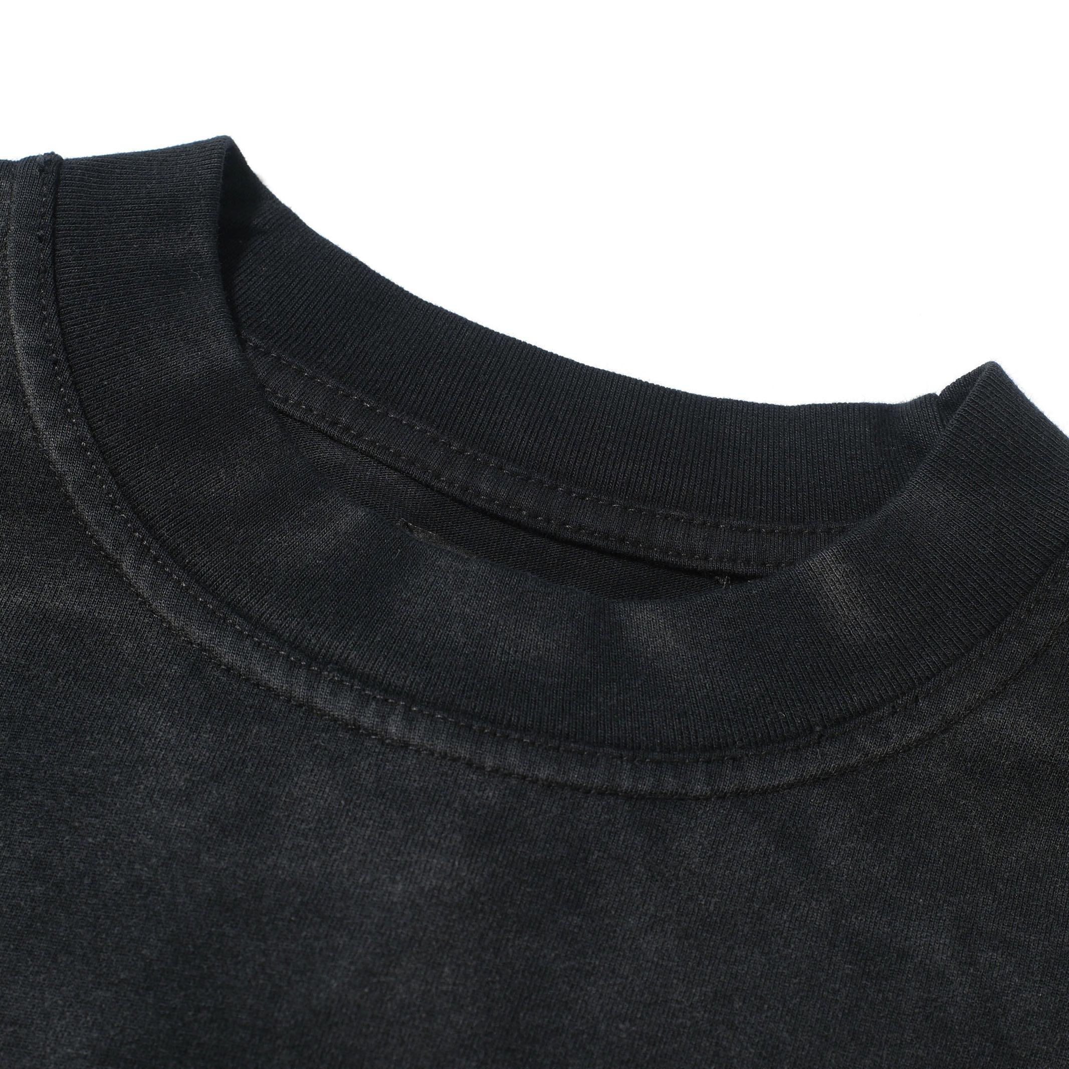 END. x Represent 'Property Of' Stained Black T-Shirt 