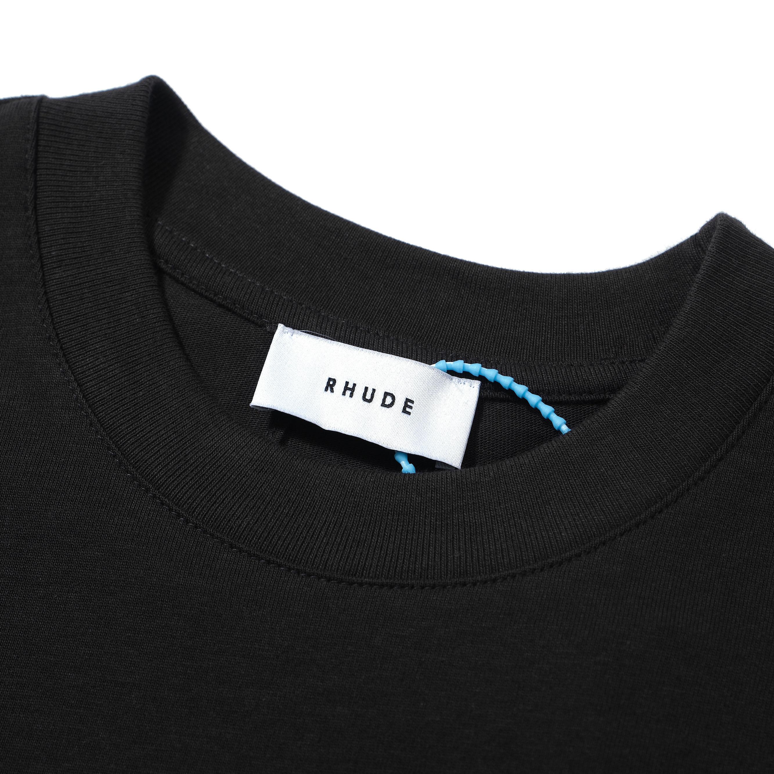 Rhude 'Awakening' Vintage Black Mountain Graphic T-Shirt