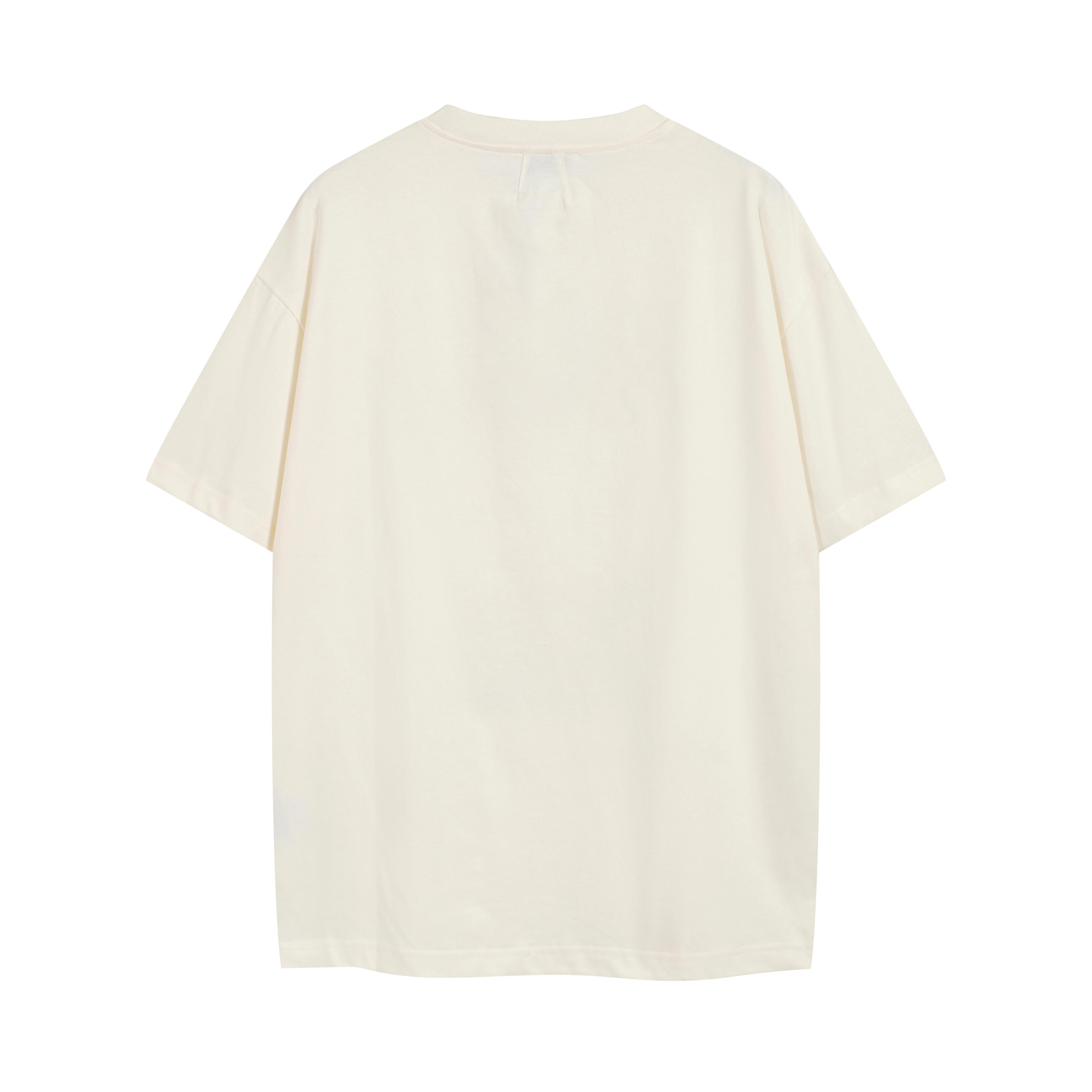 Rhude Heaven On Earth Vintage White Graphic T-Shirt